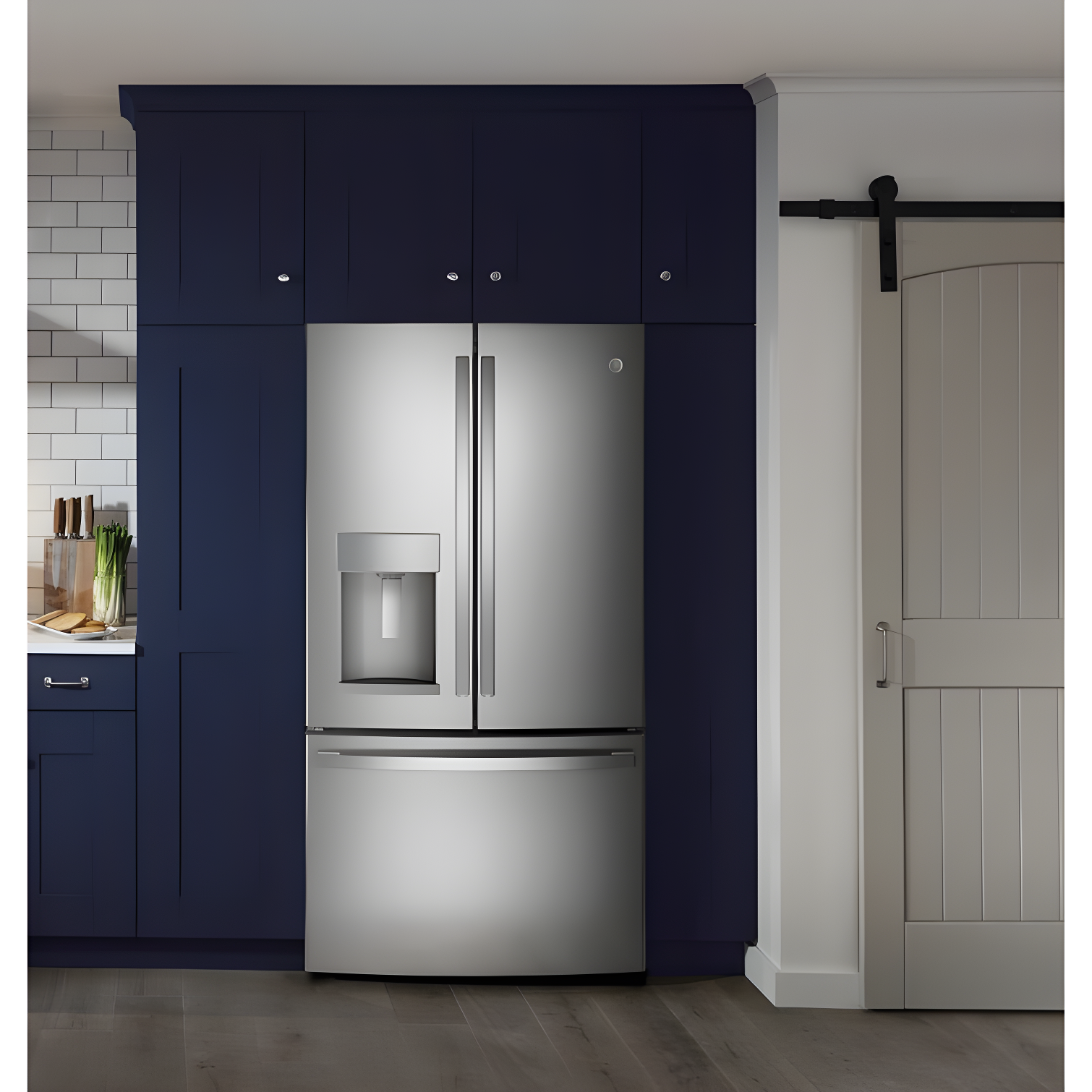 GE 36" French Door 27.7 cu. ft. Smart Energy Star Refrigerator with Fingerprint Resistant Finish