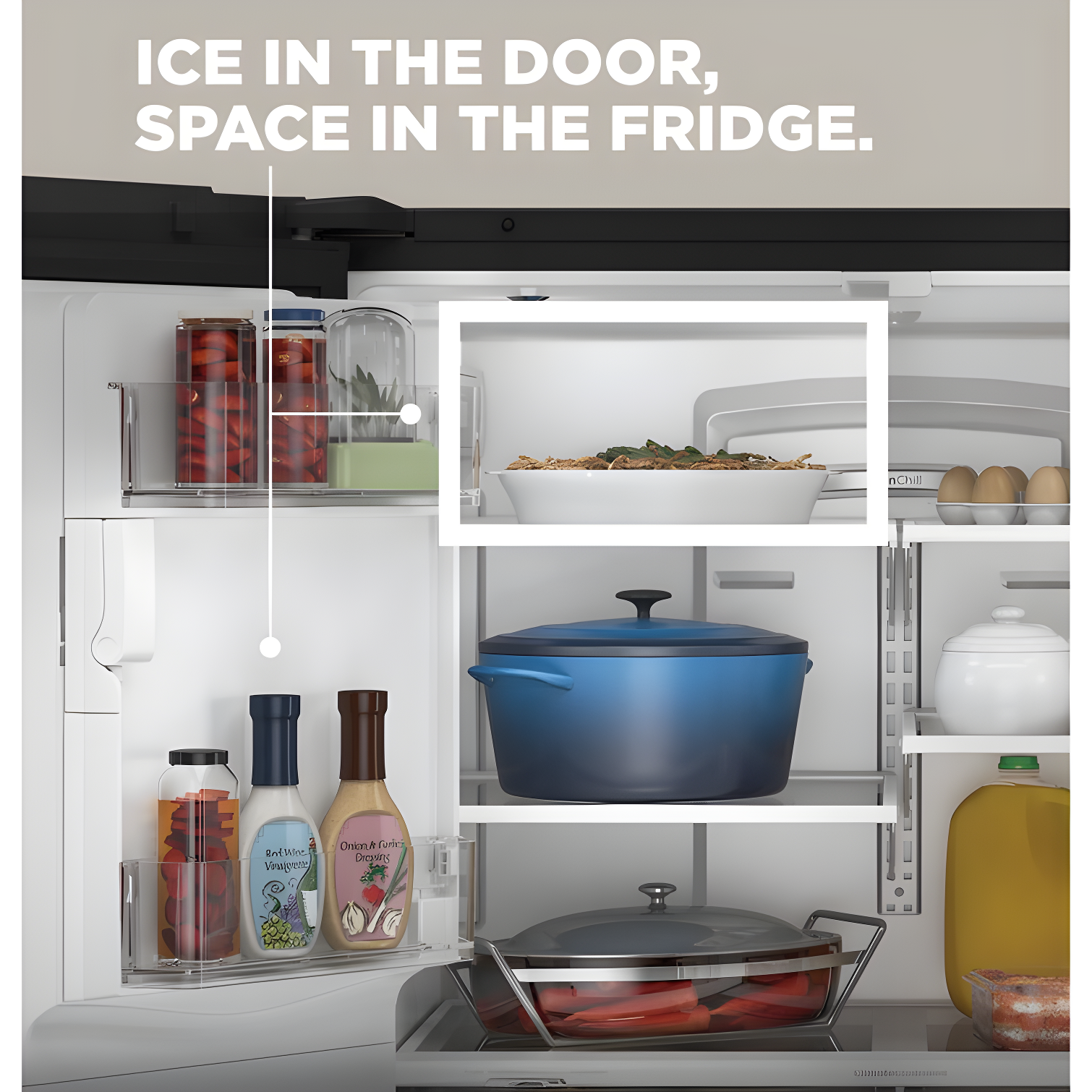 GE 36" French Door 27.7 cu. ft. Smart Energy Star Refrigerator with Fingerprint Resistant Finish