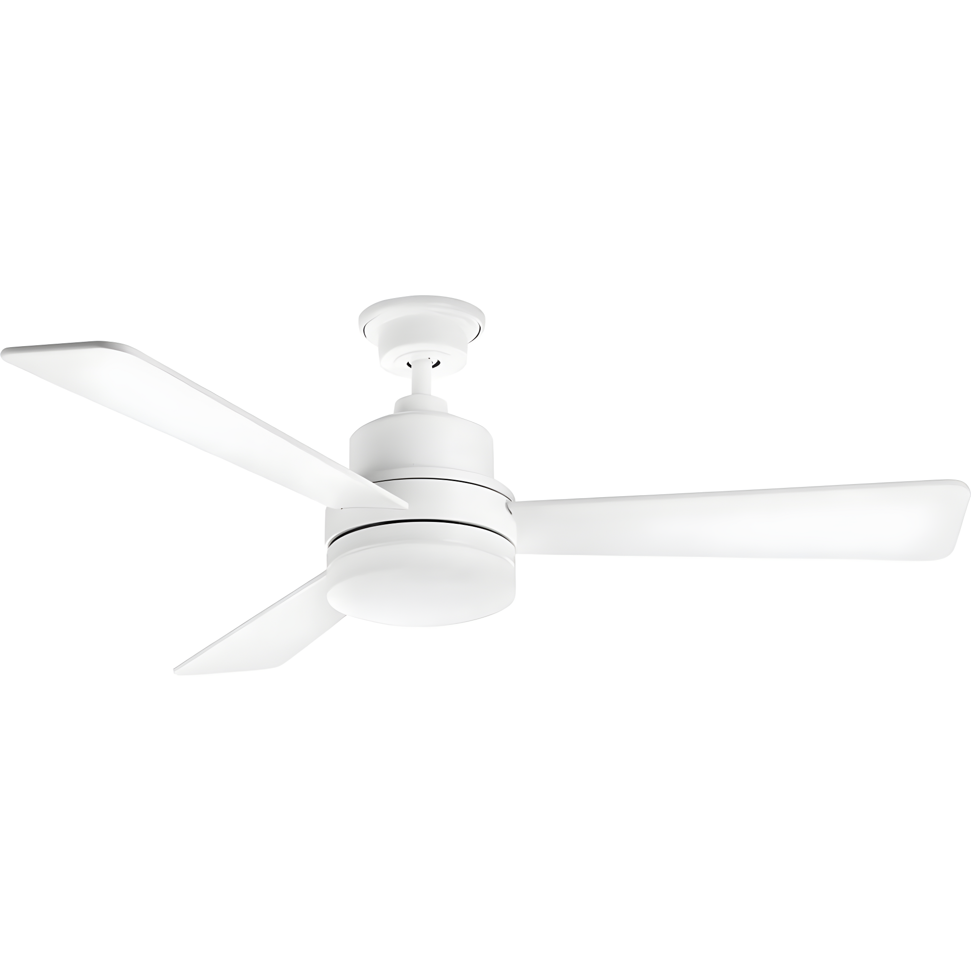 P2556-3030K-Progress Lighting-Trevina II - Wide - Ceiling Fan - 1 Light - Wall Control in Modern style - 52 Inches wide by 15.75 Inches high-White