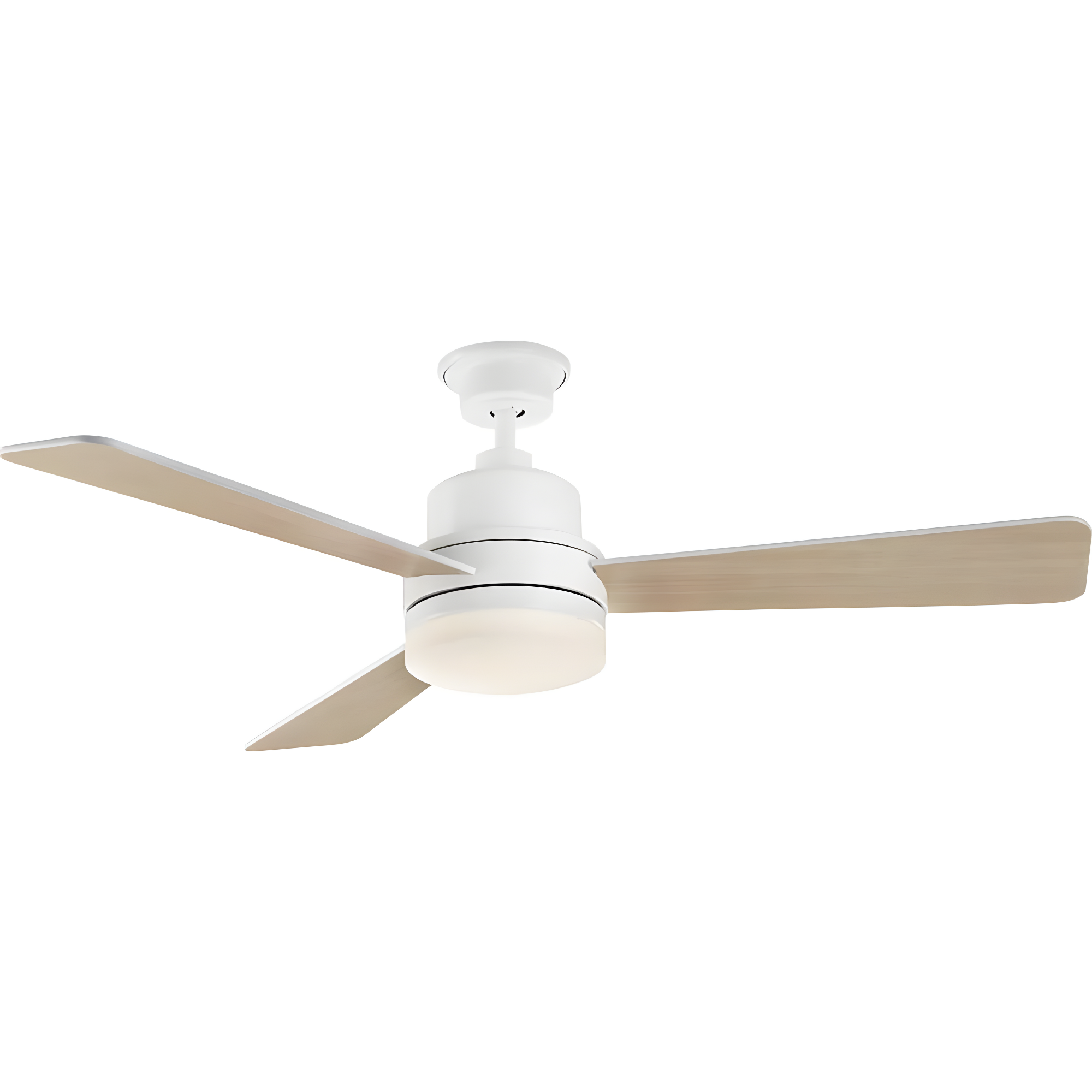 P2556-3030K-Progress Lighting-Trevina II - Wide - Ceiling Fan - 1 Light - Wall Control in Modern style - 52 Inches wide by 15.75 Inches high-White
