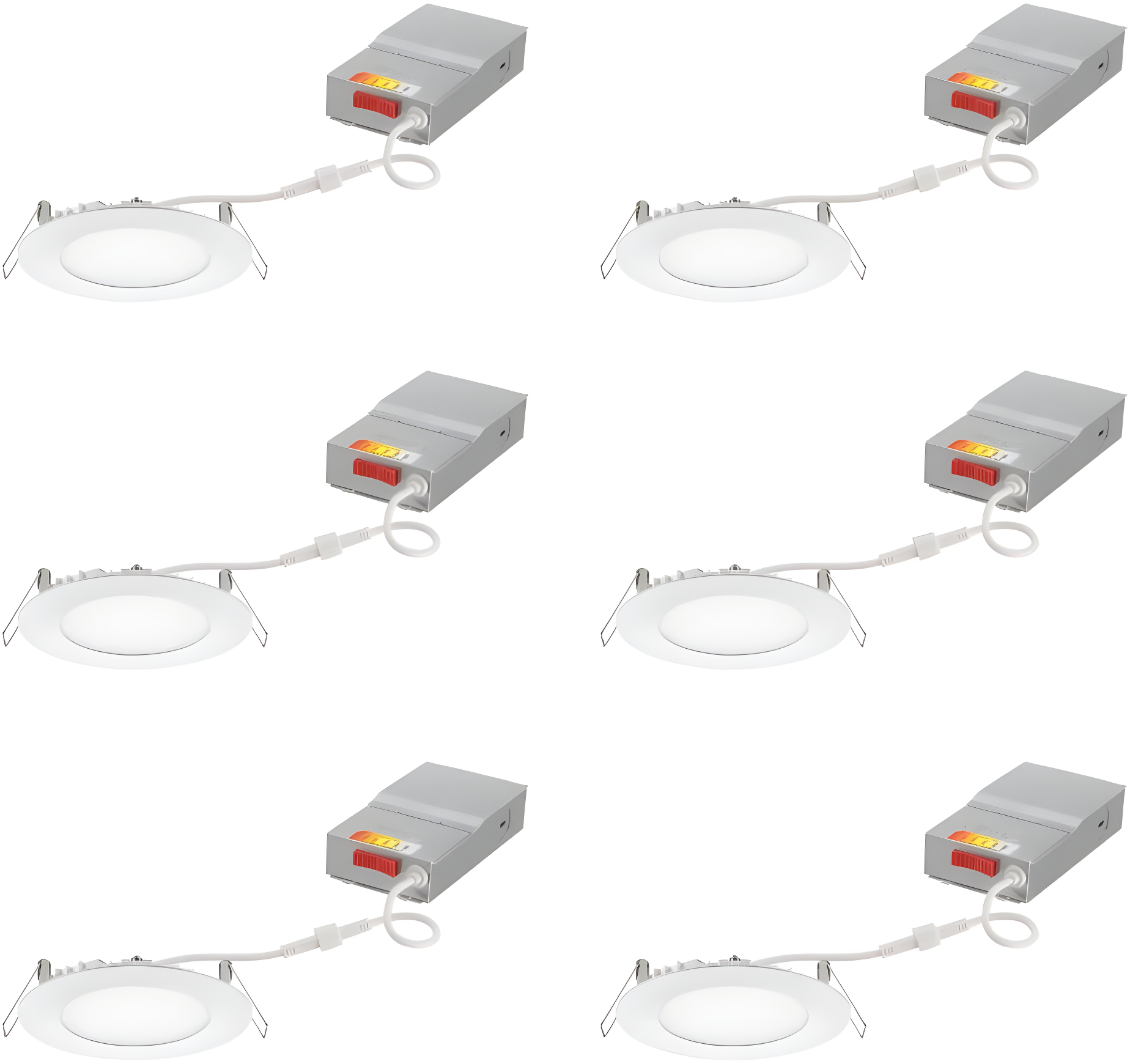 Juno WF4 SWW5 90CRI CP6 MW M2 4'' Tunable Color Temperature Dimmable LED Retrofit Recessed Lighting Kit