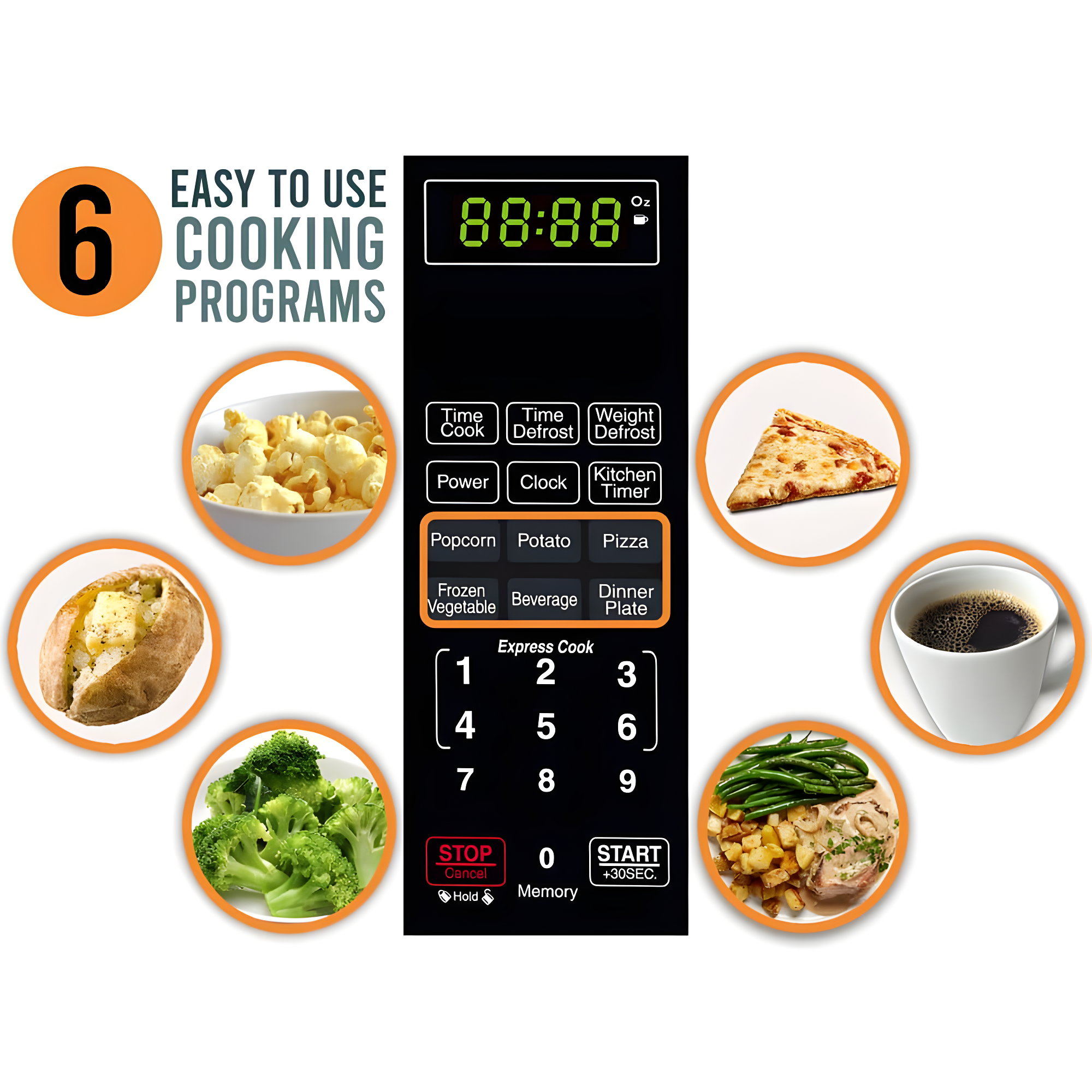 Farberware Farberware Classic Countertop Microwave Oven, 1.1 Cubic Feet cu. ft., 1000 watts, with Child Lock