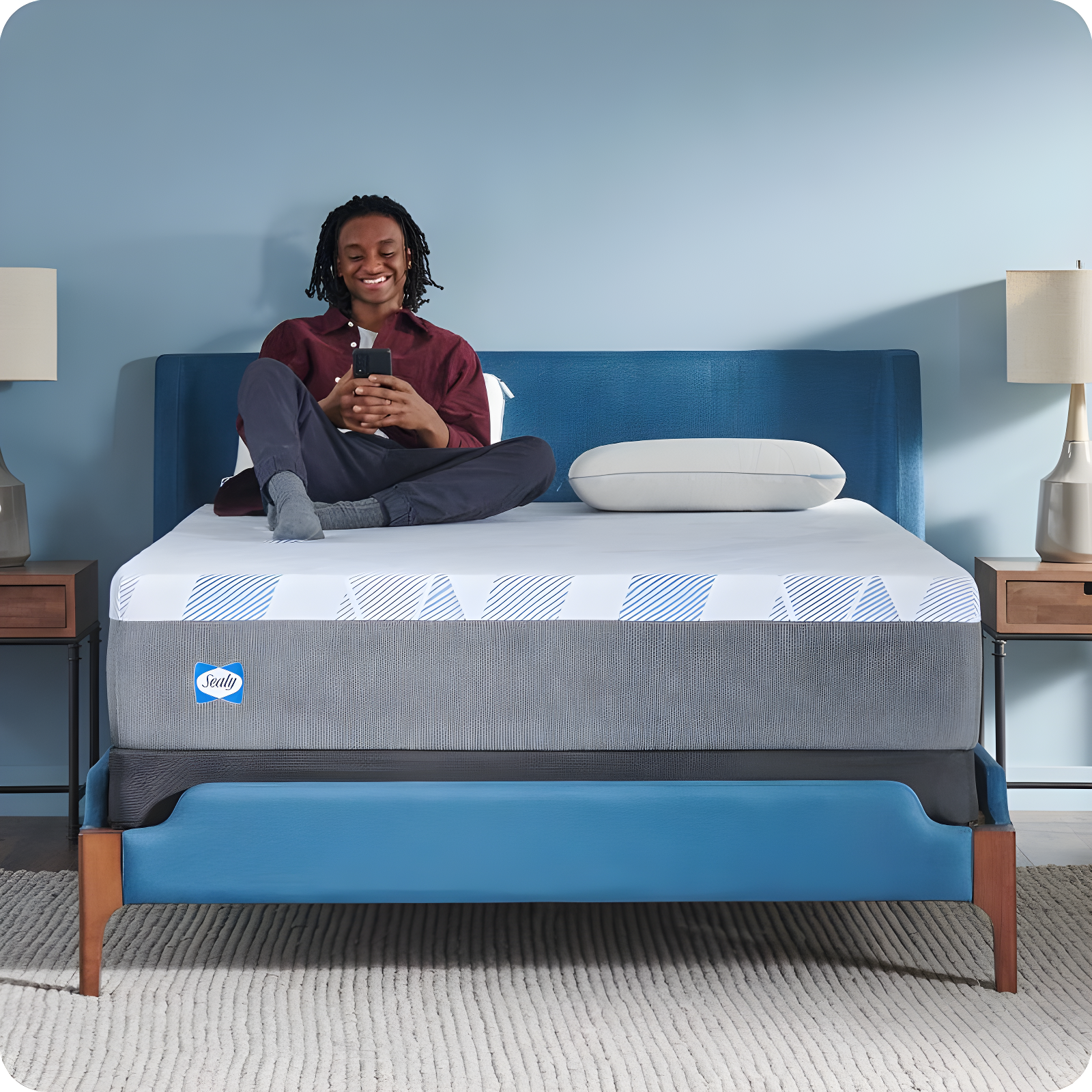 Sealy Sealy Dreamlife 12” Medium Hybrid Mattress-in-a-Box
