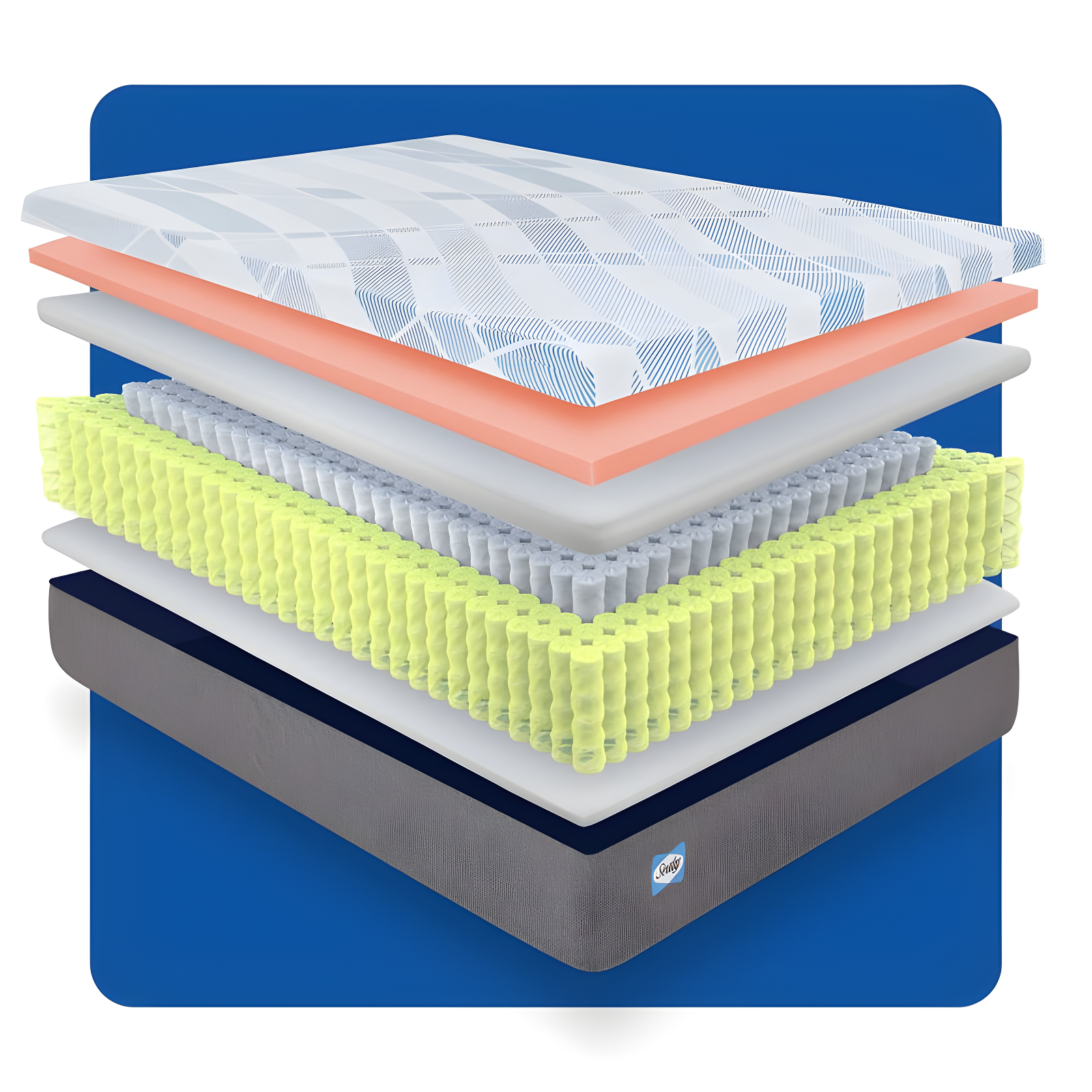 Sealy Sealy Dreamlife 12” Medium Hybrid Mattress-in-a-Box