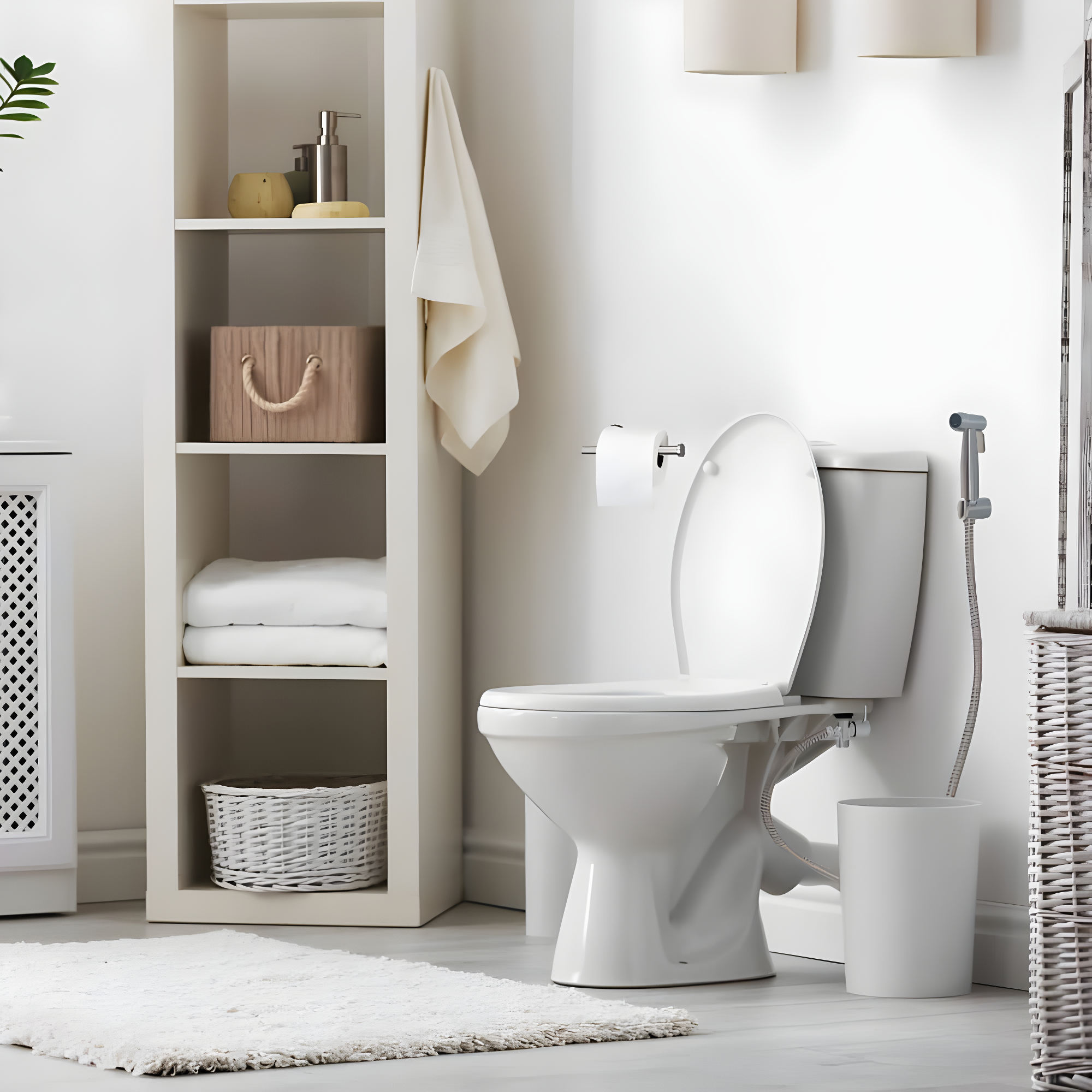 Design House Handheld Bidet Sprayer with Dual Mount and 48-Inch Hose 588913-SS