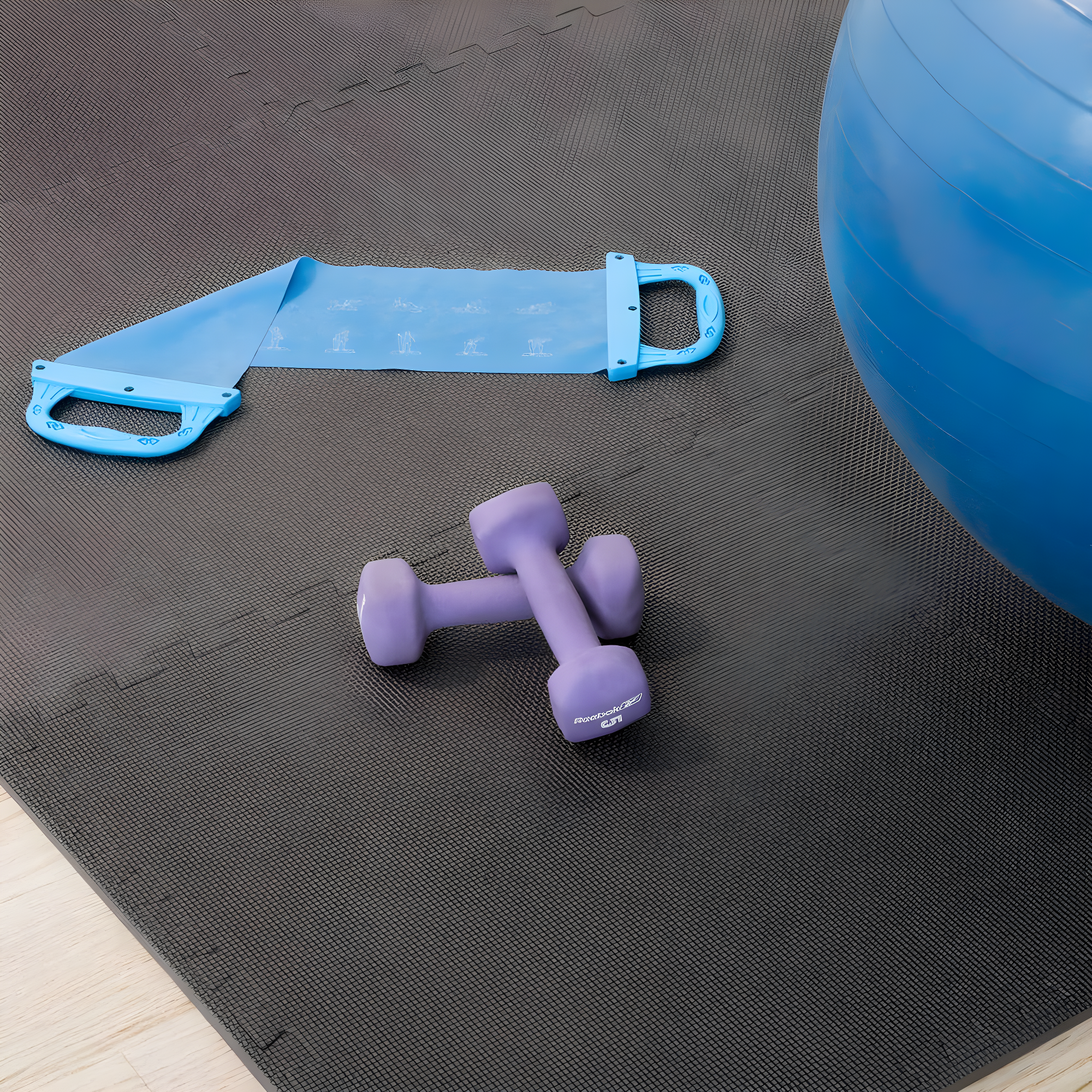 Stalwart Stalwart 24-Inch EVA Foam Tiles 6-Pack - Interlocking Padding - Workout Mat or Baby Playmat (Set of 6)