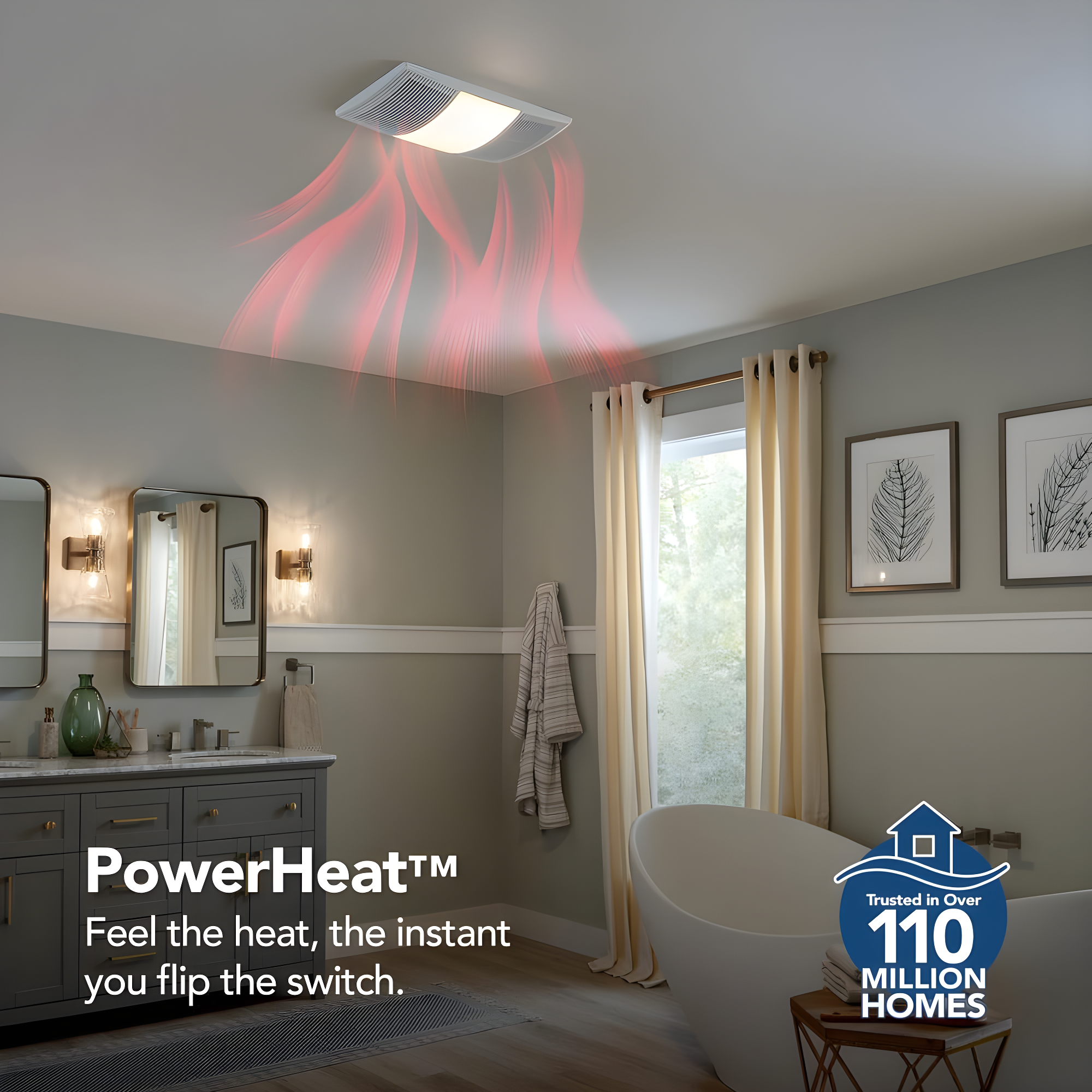 80 CFM Bathroom Fan