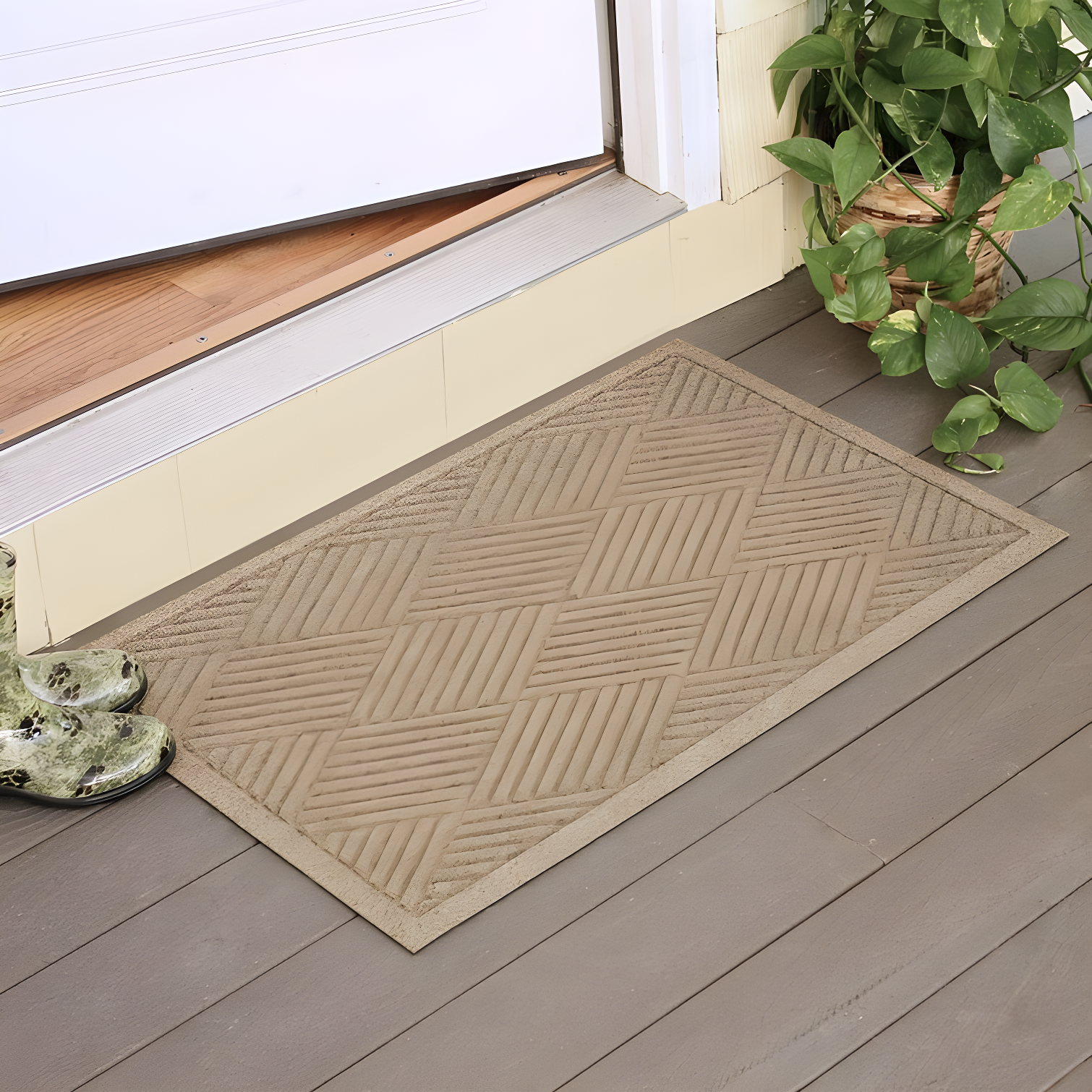 Waterhog Diamonds Indoor Outdoor Doormat