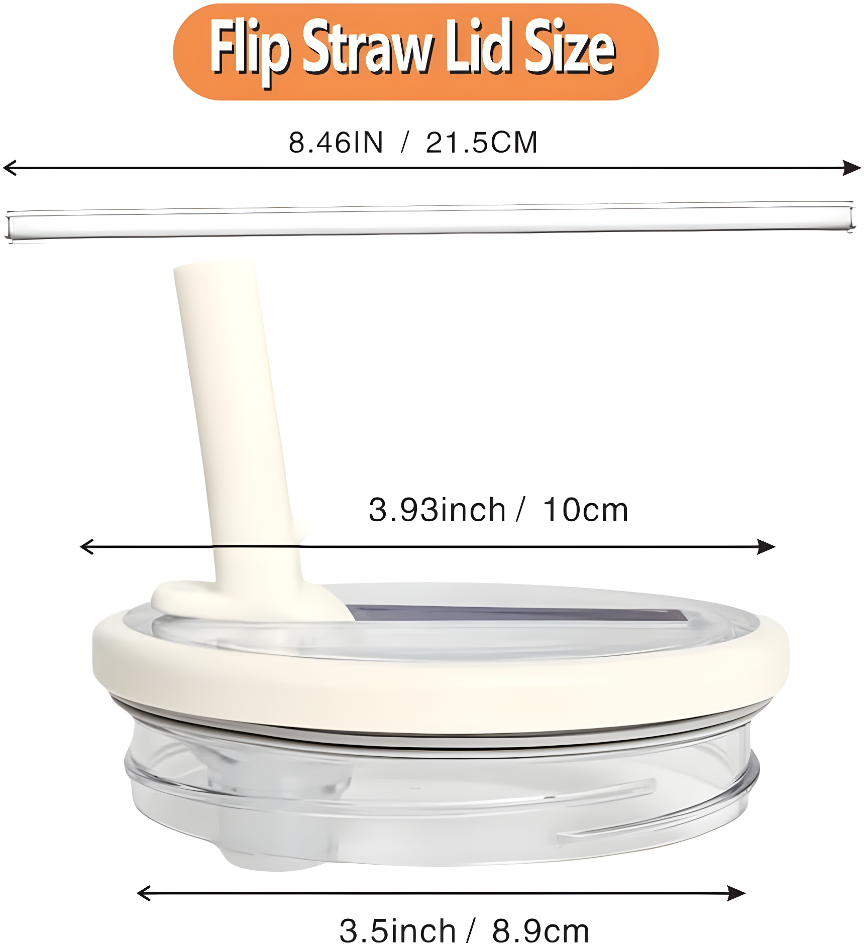 ANTAND 2 Pack 40 Oz Tumbler Flip Straw Lid Replacement Fit For Stanley Quencher, Leak Proof For Stanley Lid Replacement Spill Proof Reusable Tumbler Cover Compatible With 40oz Stanley Cup (Set of 2)