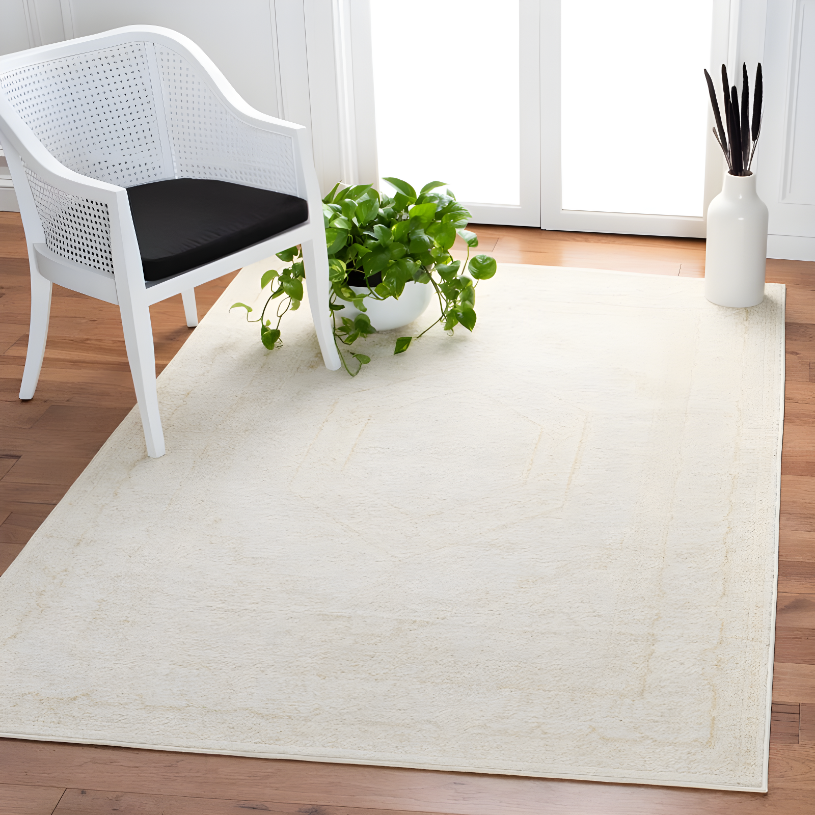 Adirondack ADR108 Power Loomed Area Rug - Ivory/Beige - 6'x9' - Safavieh.