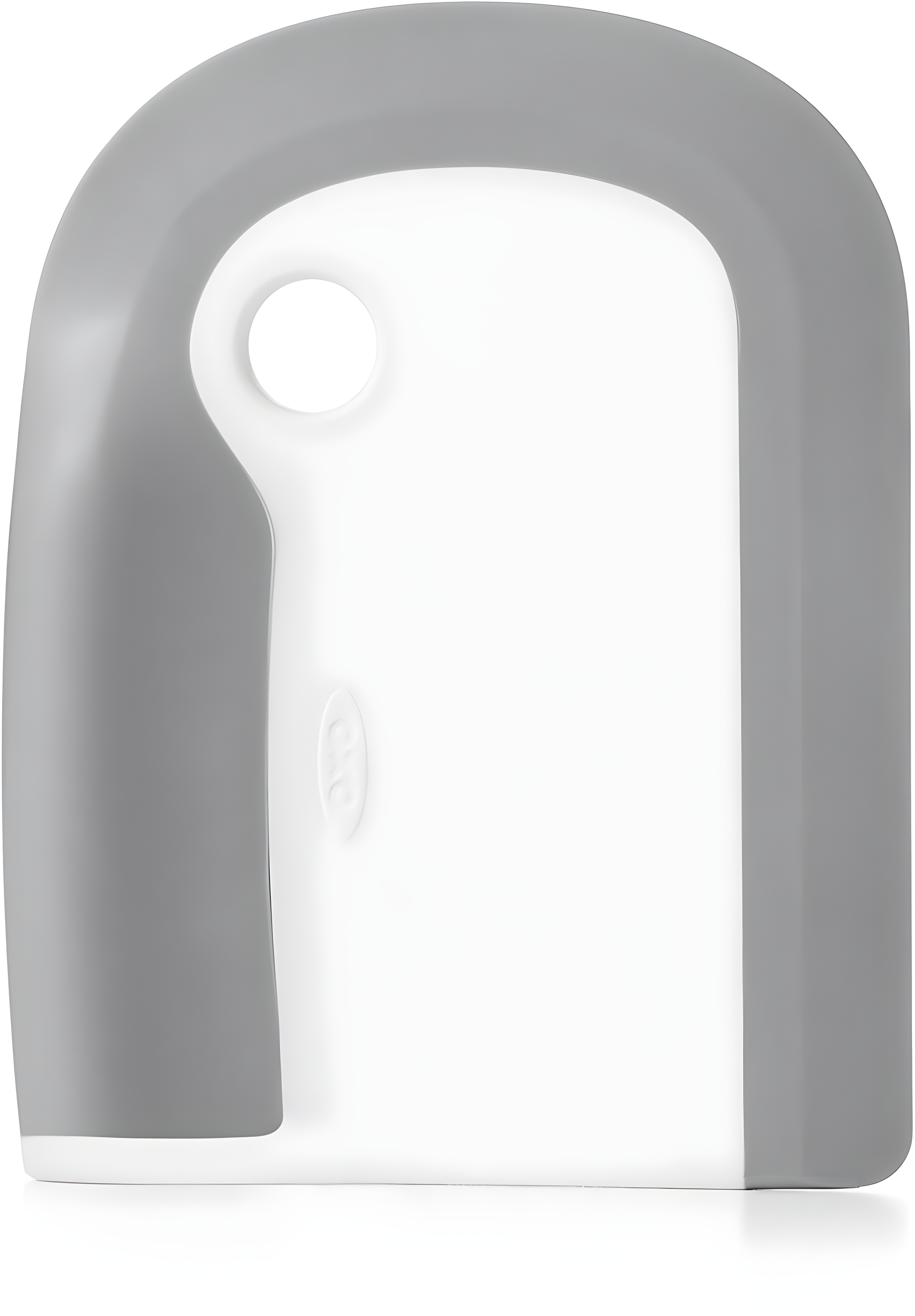 Gray and White Silicone Kitchen Dish Squeegee