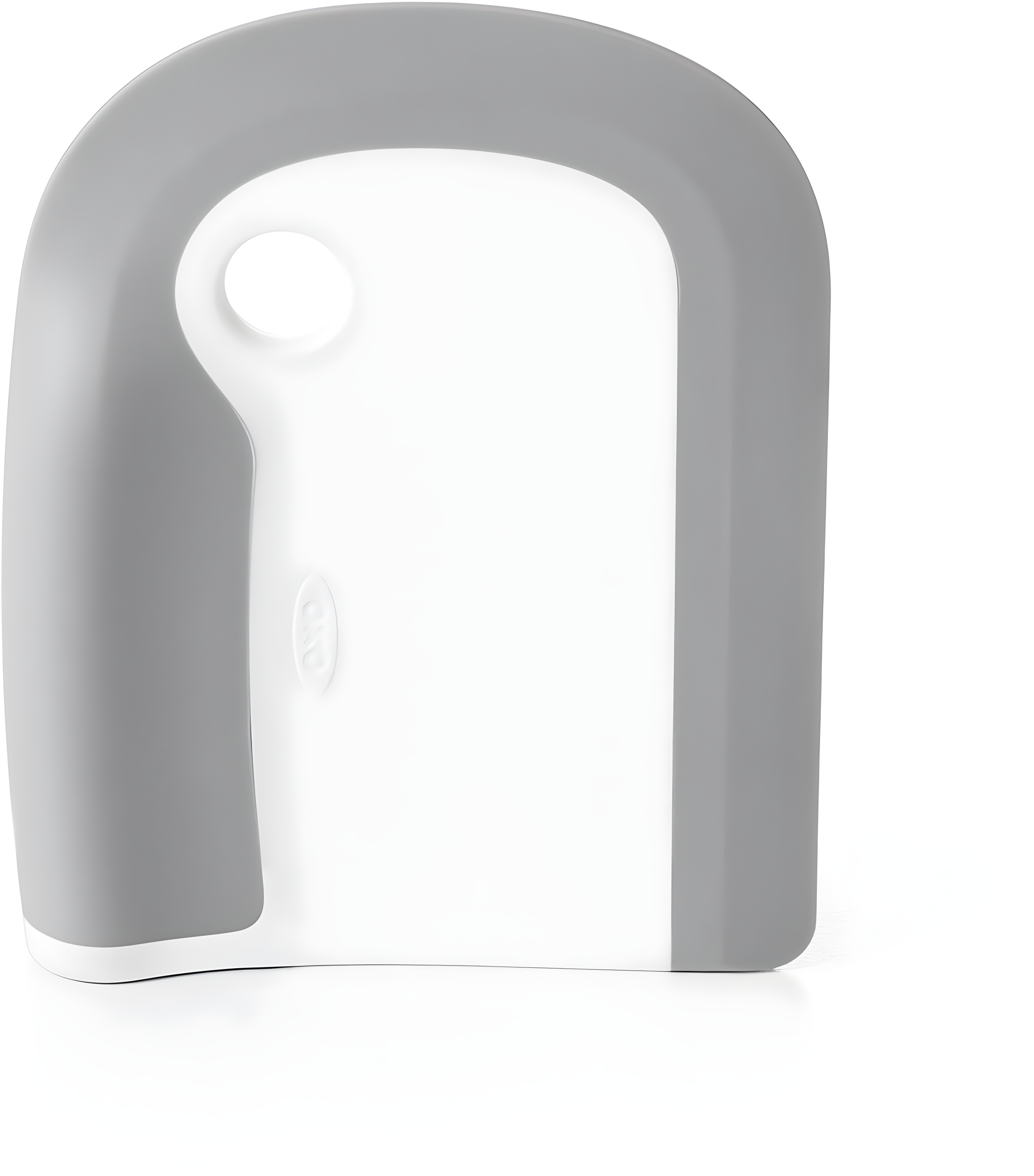 Gray and White Silicone Kitchen Dish Squeegee