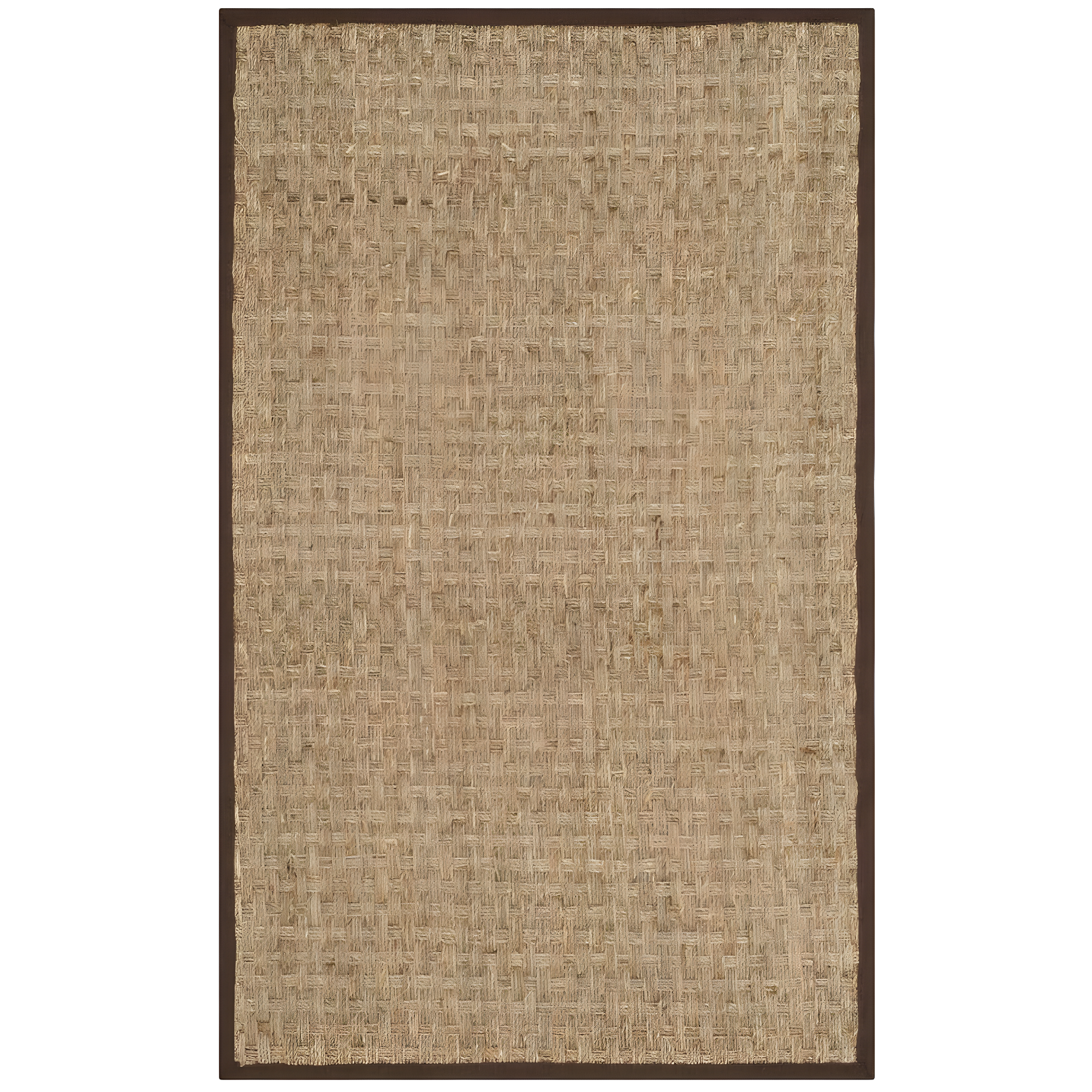 Natural Fiber NF114 Power Loomed Indoor Accent Rug - Natural/Dark Brown - 3'x5' - Safavieh