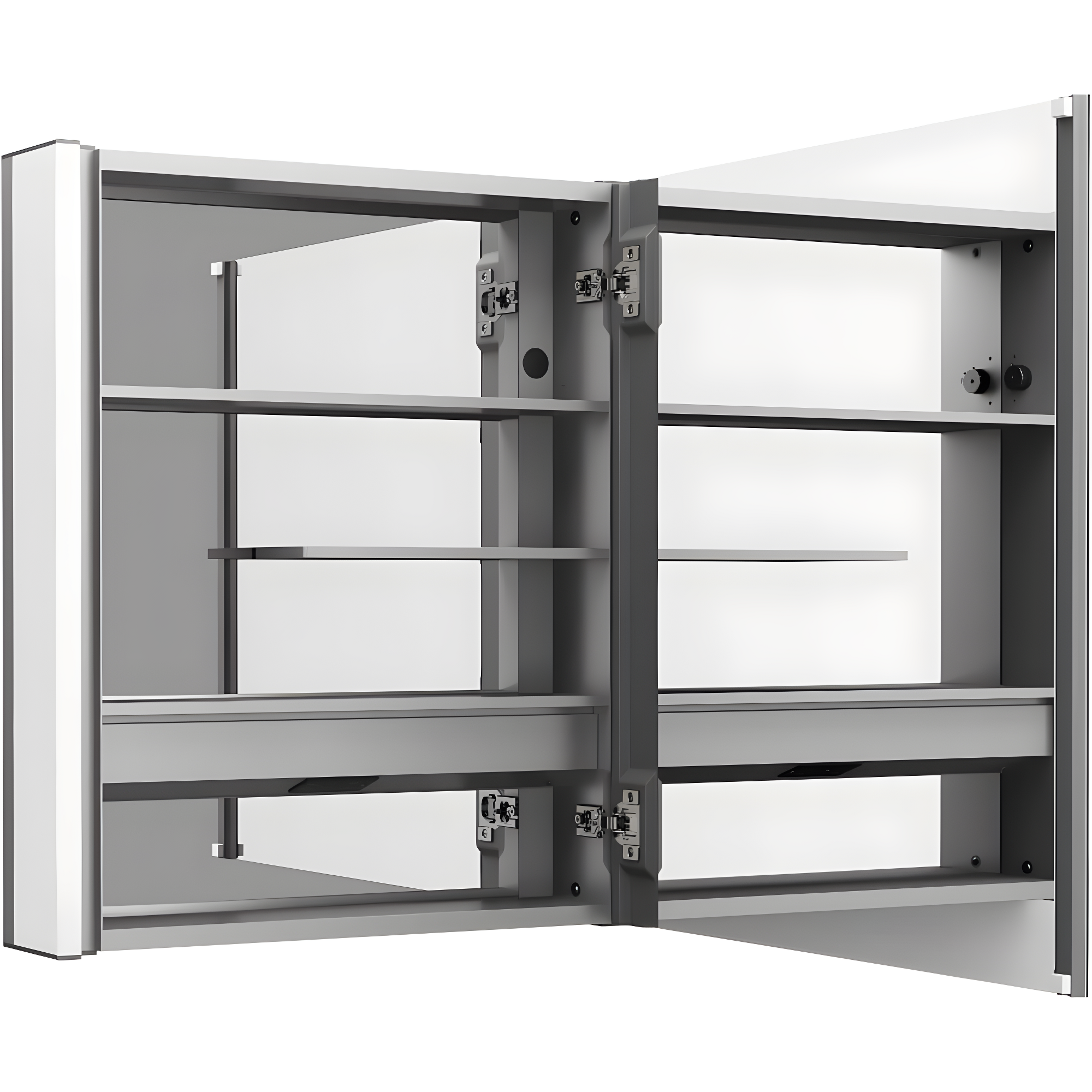 Kohler K-81145-SLE-DA1 Maxstow Surface Mount Frameless Medicine Cabinet with LED Lighting