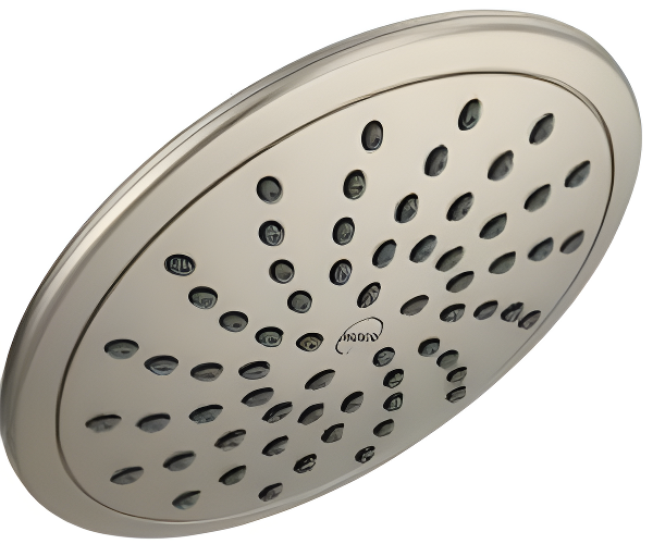 Moen Wide Round Rain Shower Head for Bathroom with 2 GPM High-Pressure Rainfall Spray