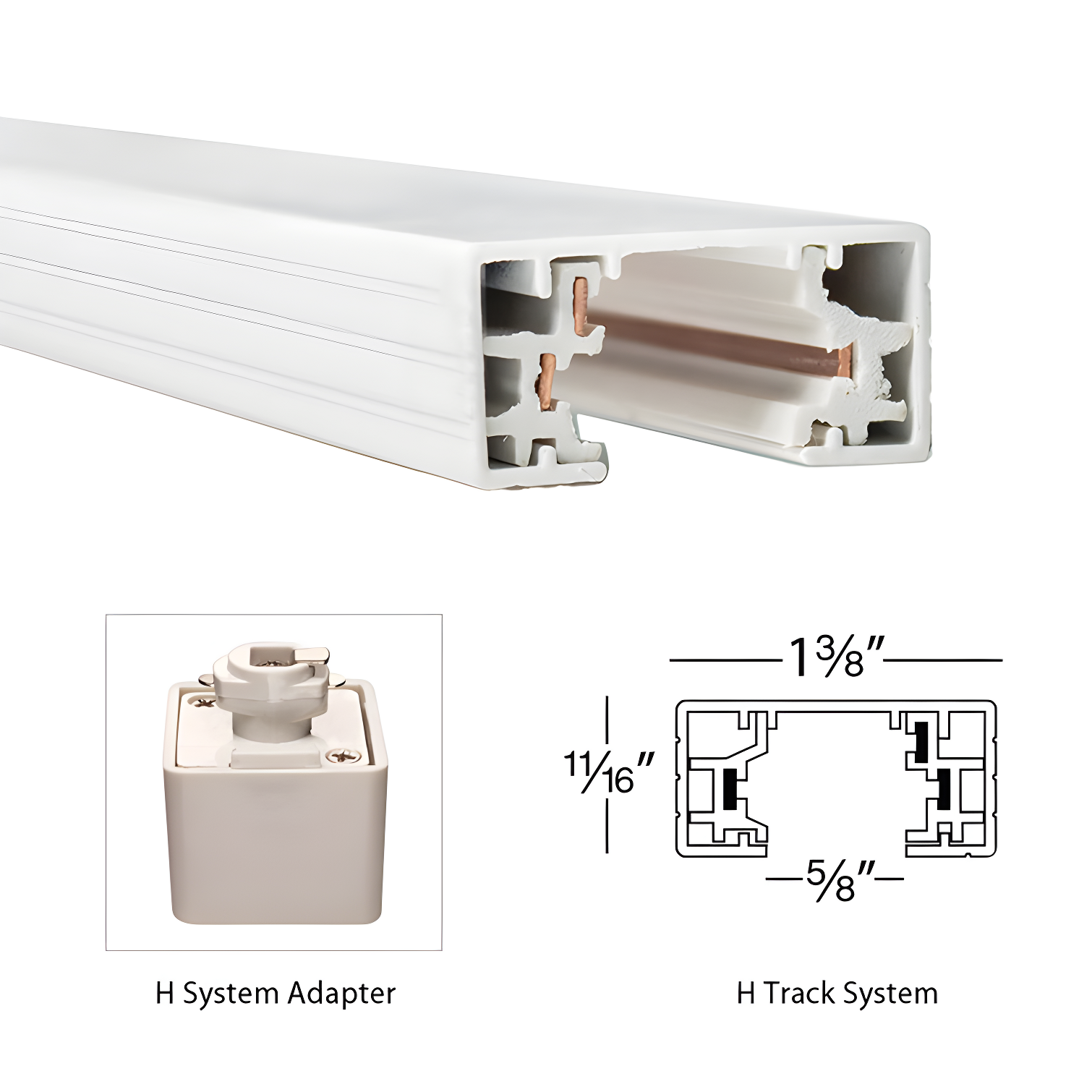 120V Single Circuit Track Section