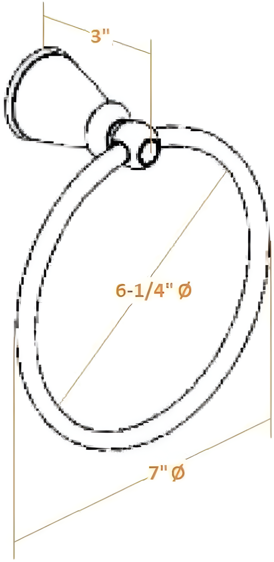 Design House Kassel Towel Ring Bathroom