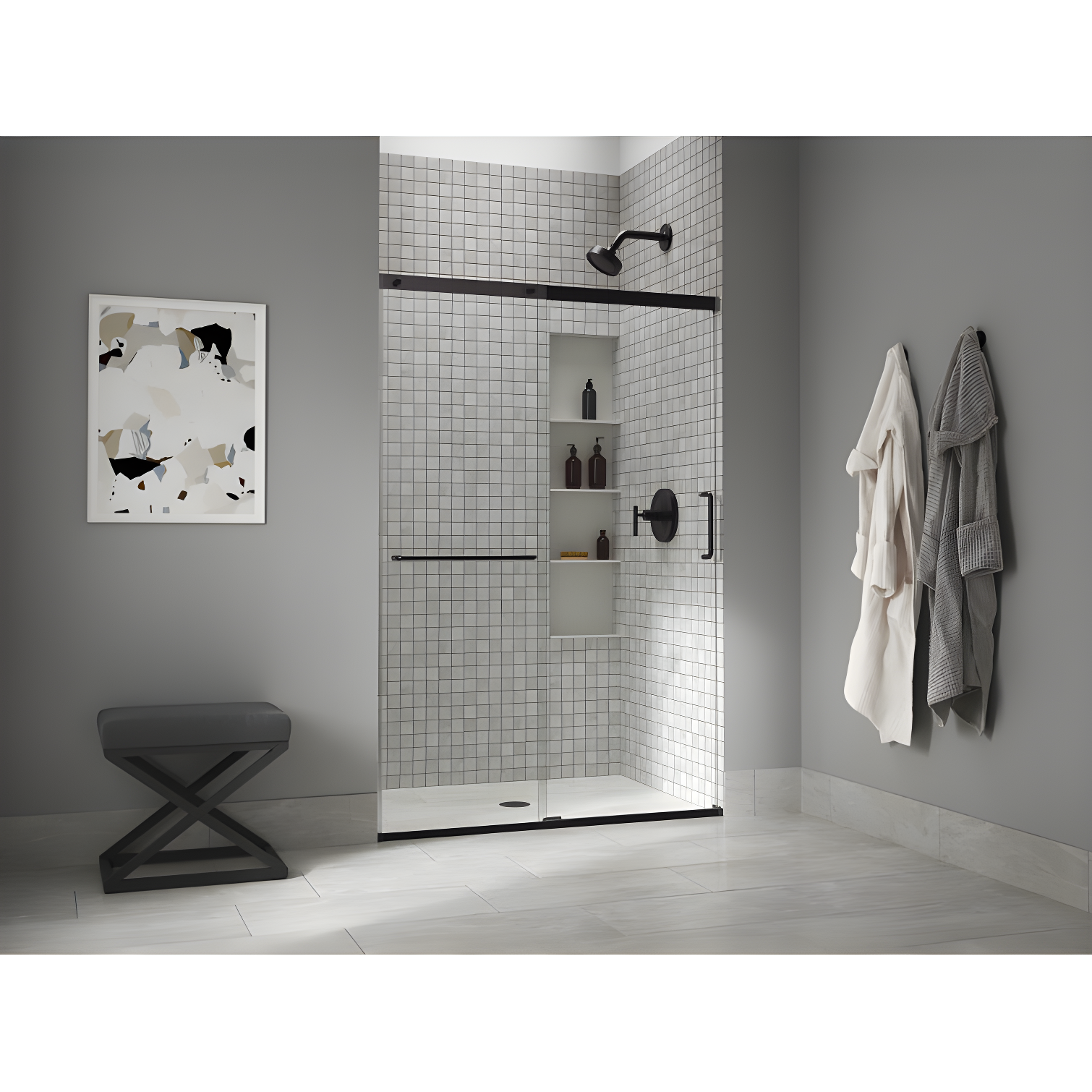 Purist® Wall Mounted Round Bathroom Robe Hook, Towel Hook, Clothing Hook