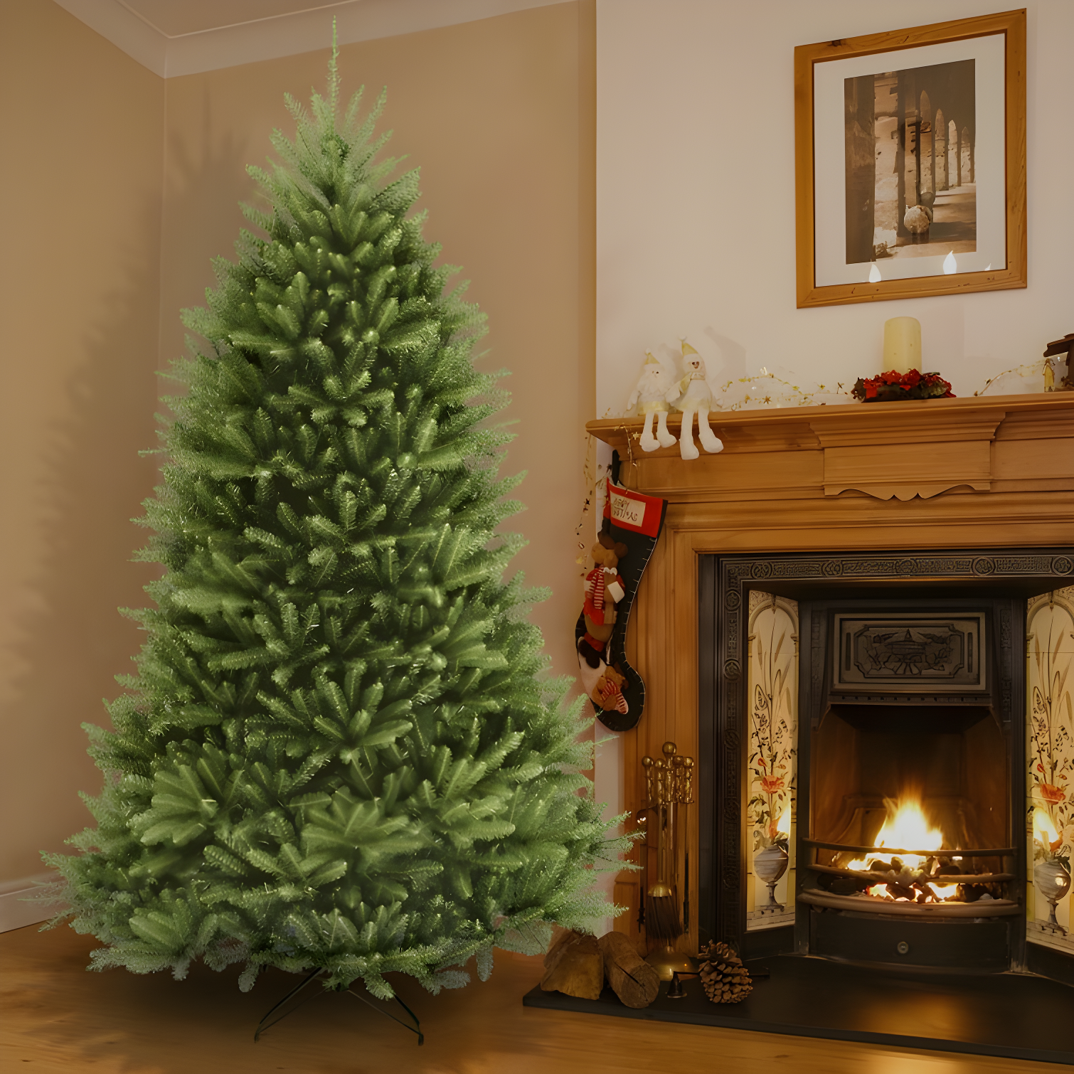 National Tree Company 6.5' Dunhill Fir Hinged Artificial Christmas Tree