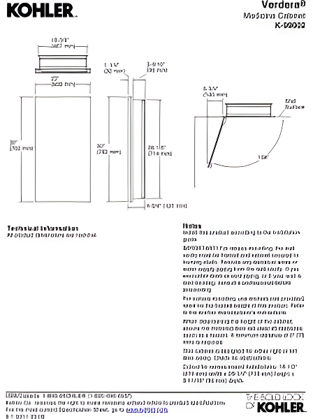 Verdera® Recessed or Surface Mount Frameless Medicine Cabinet with 3 Adjustable Shelves