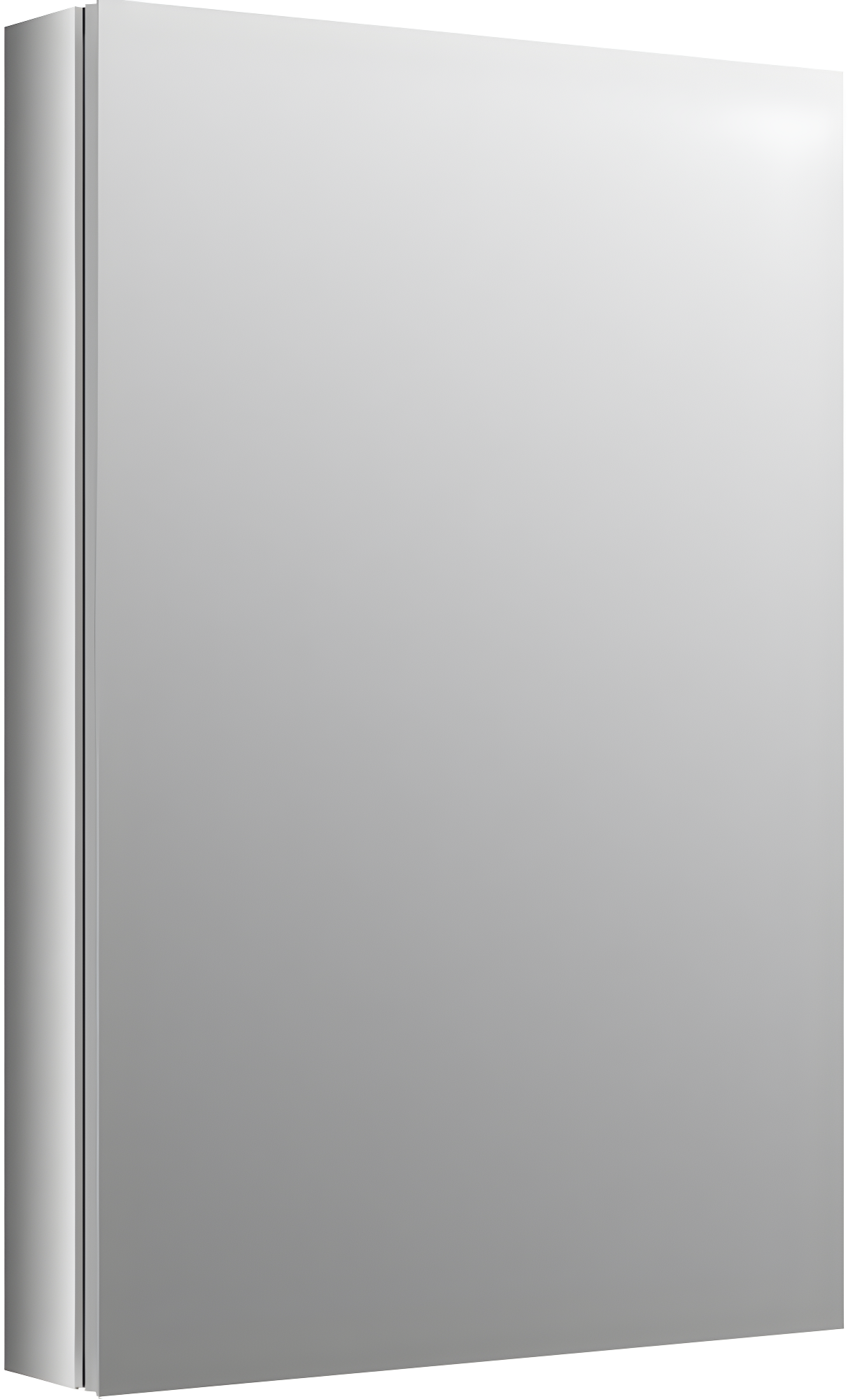 Verdera® Recessed or Surface Mount Frameless Medicine Cabinet with 3 Adjustable Shelves