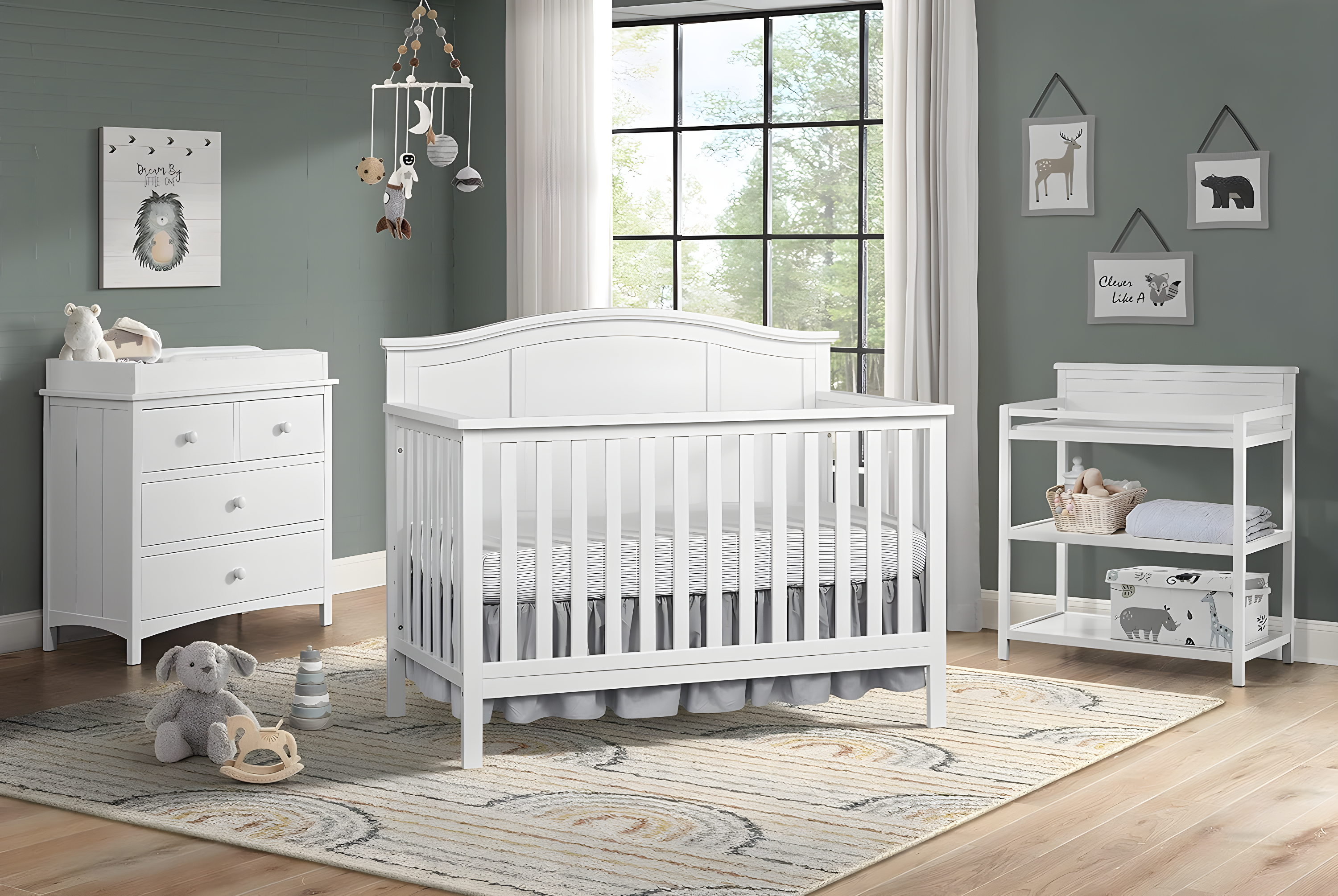 Emerson 4 In 1 Convertible Crib