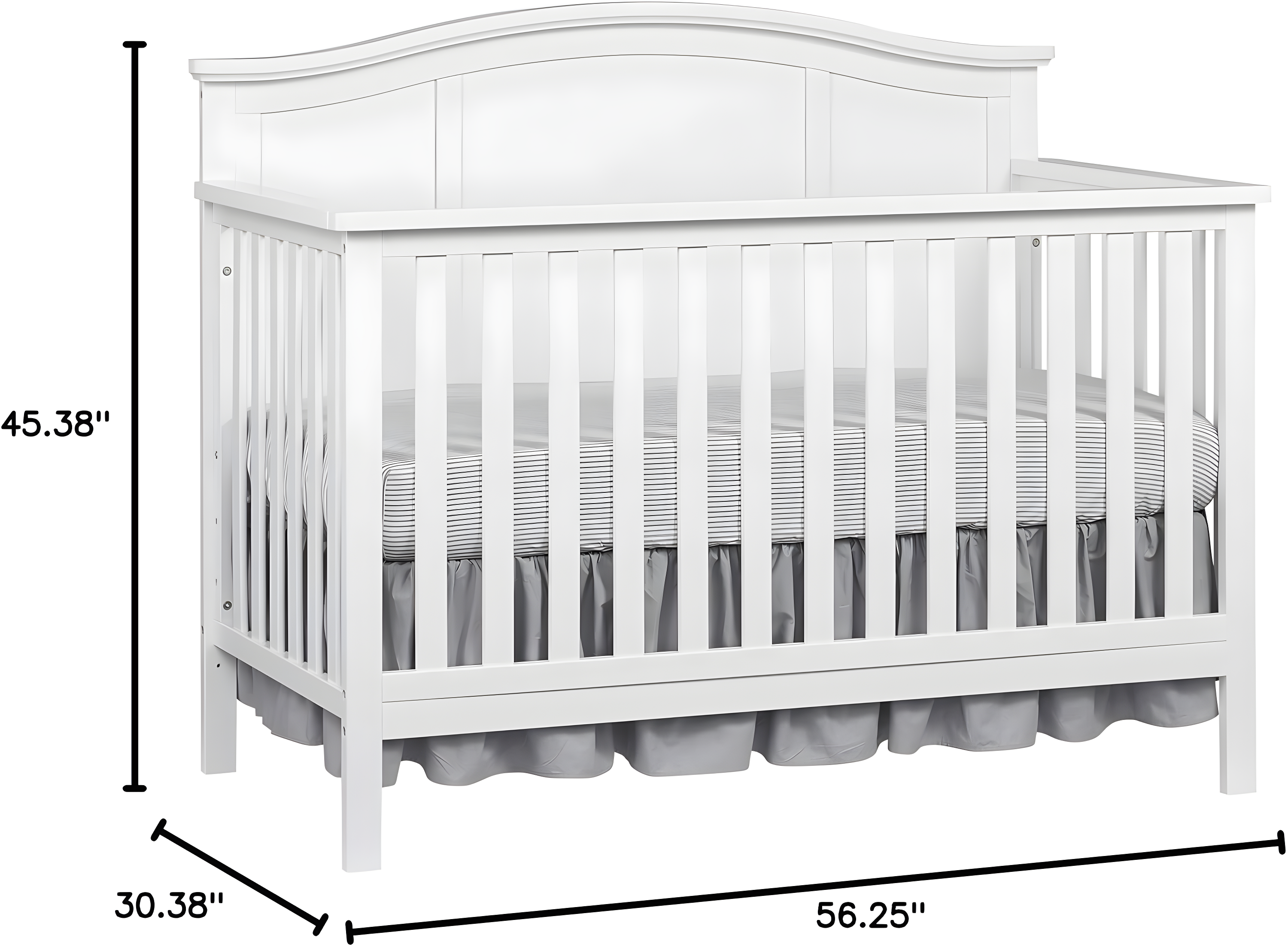 Emerson 4 In 1 Convertible Crib