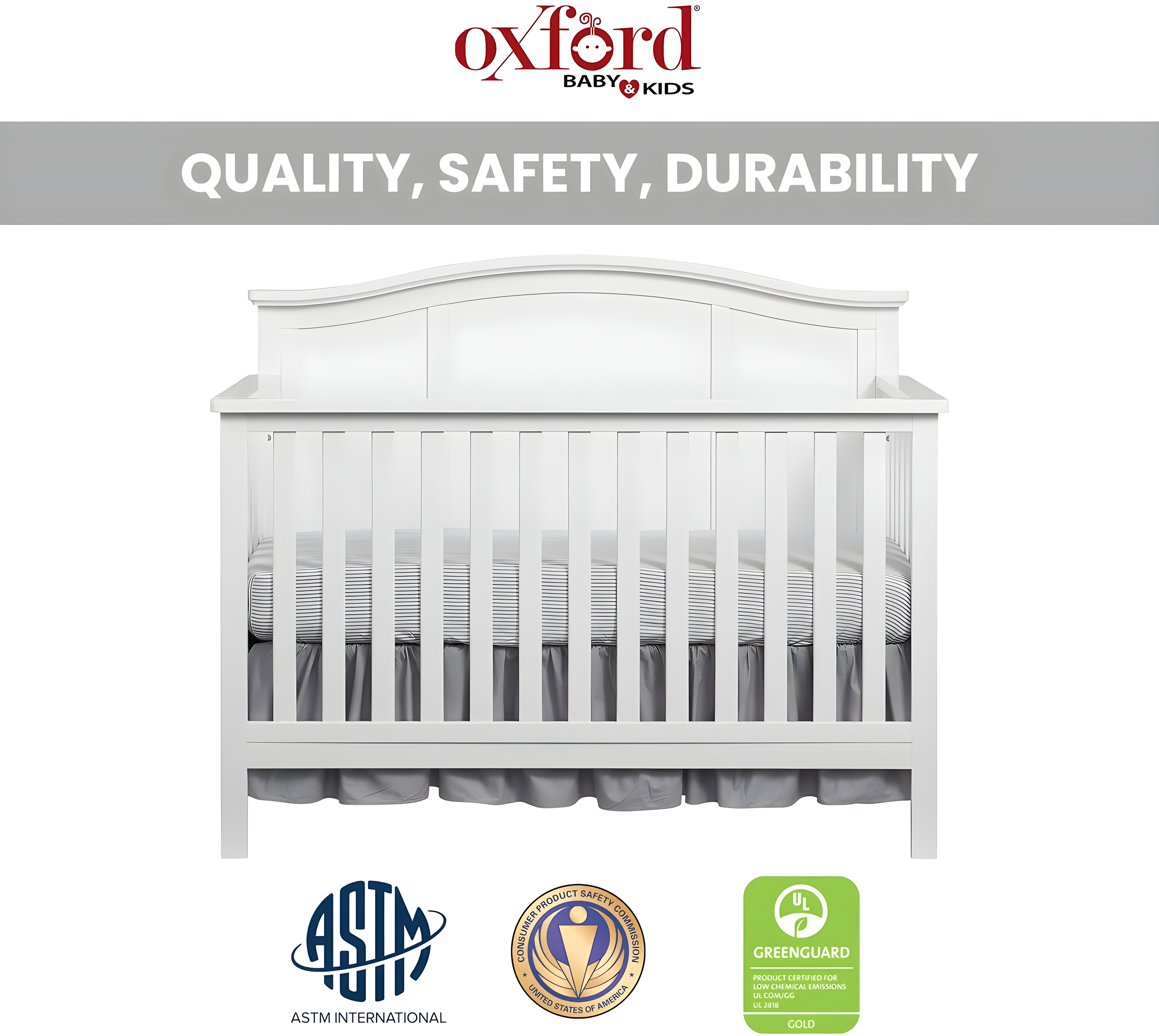 Emerson 4 In 1 Convertible Crib