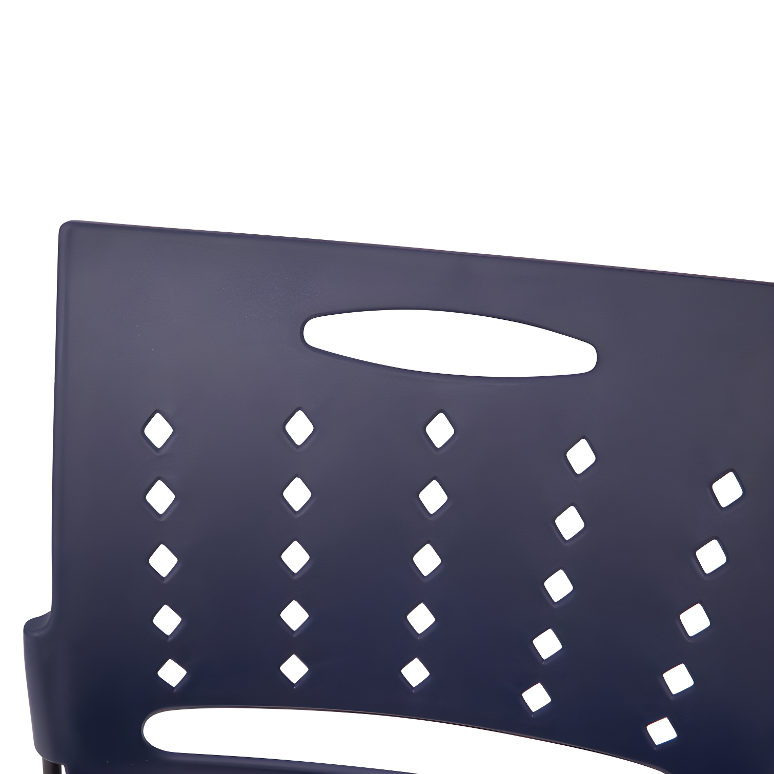 Flash Furniture 881 lb. Capacity Sled Base Stack Chair with Carry Handle and Air-Vent Back