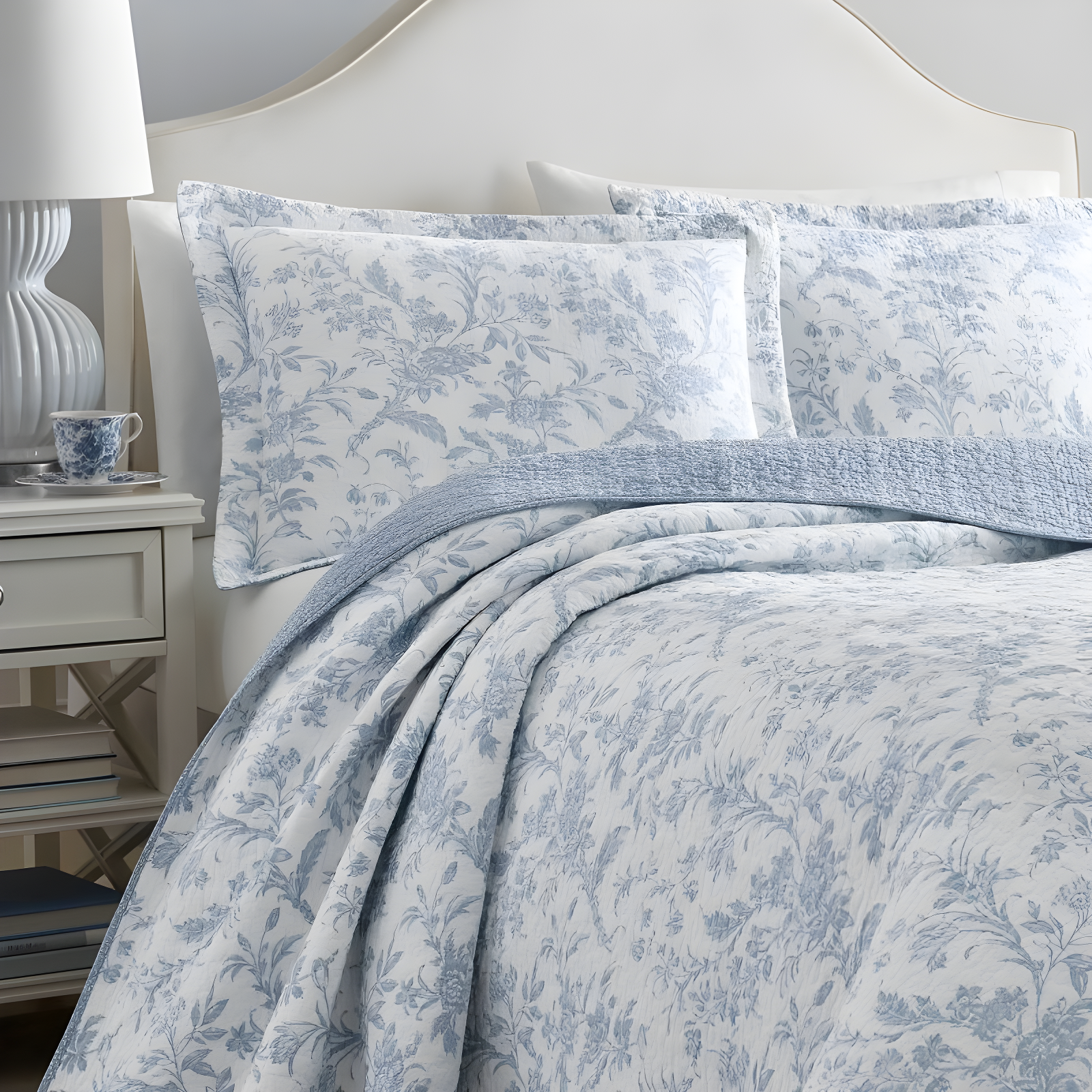 Laura Ashley Amberley Reversible Cotton Quilt Set
