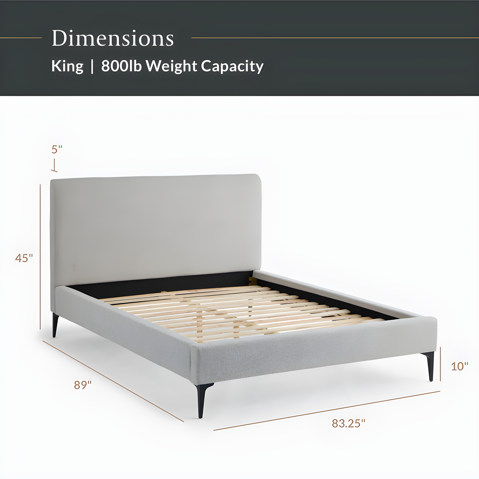 Wade Logan® Garfinkel Upholstered Platform Bed