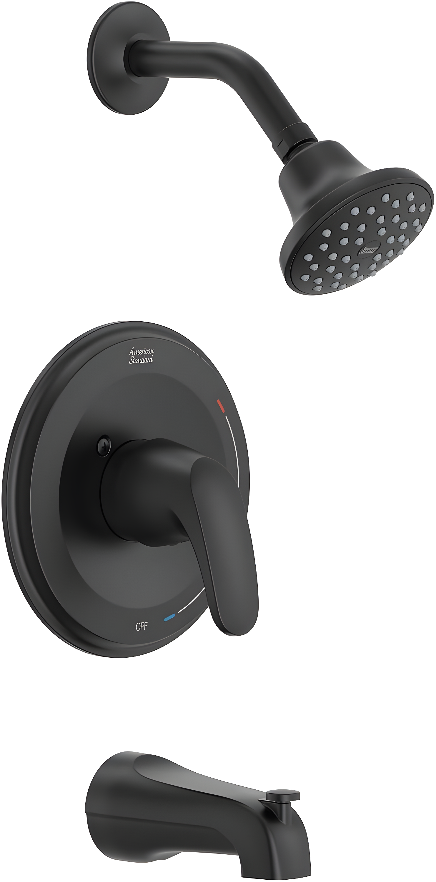 American Standard Tu075.508 Colony Pro Tub And Shower Trim Package - Black