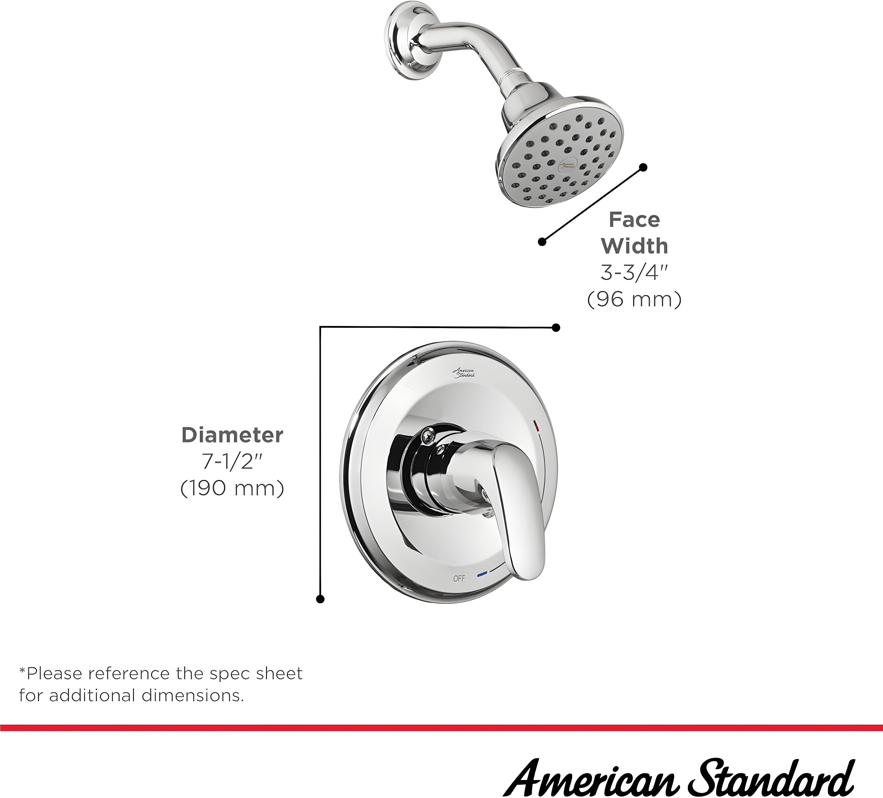 American Standard Tu075.508 Colony Pro Tub And Shower Trim Package - Black