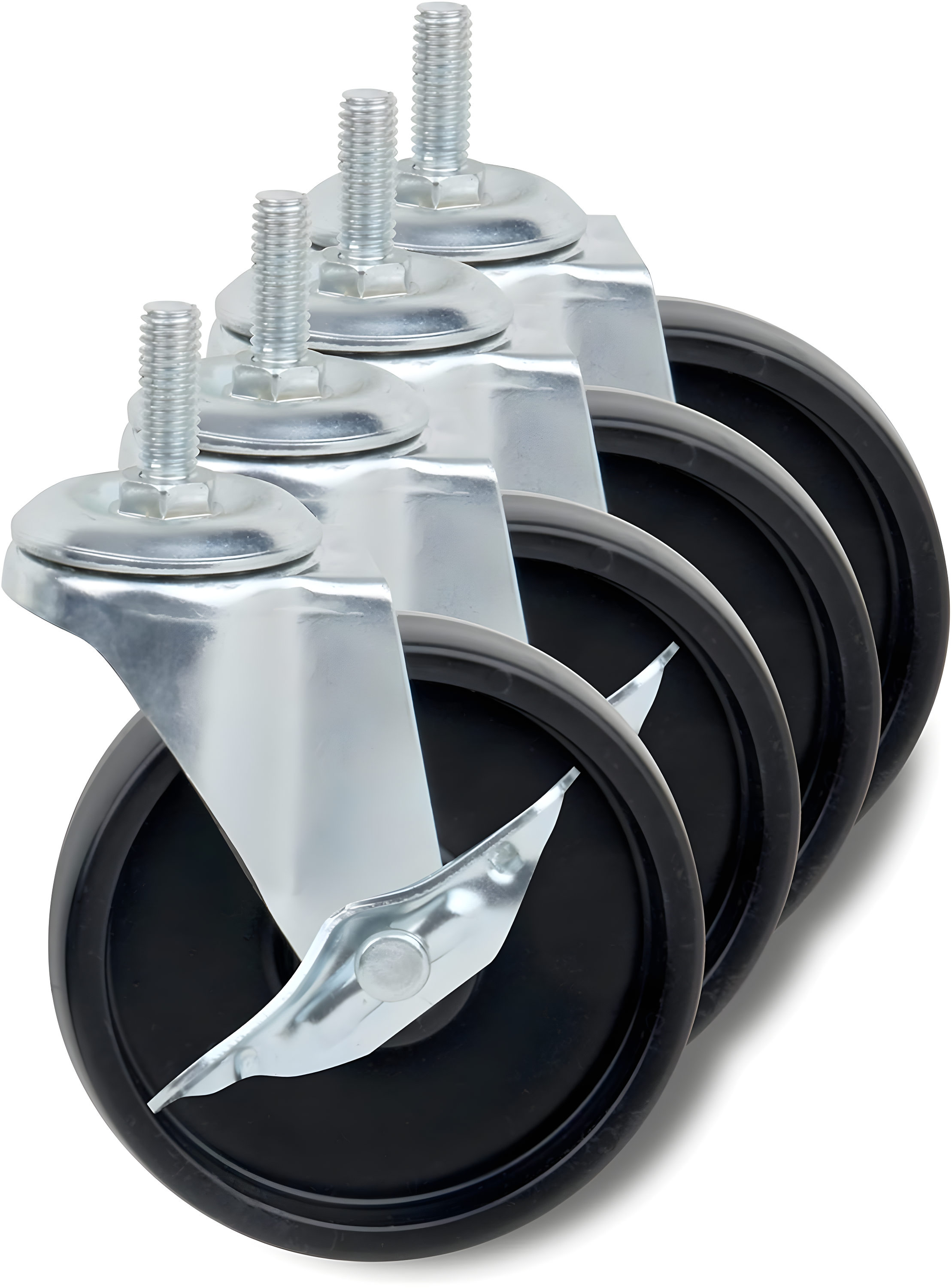 Honey Can Do 4" Shelving Casters (Set of 4)