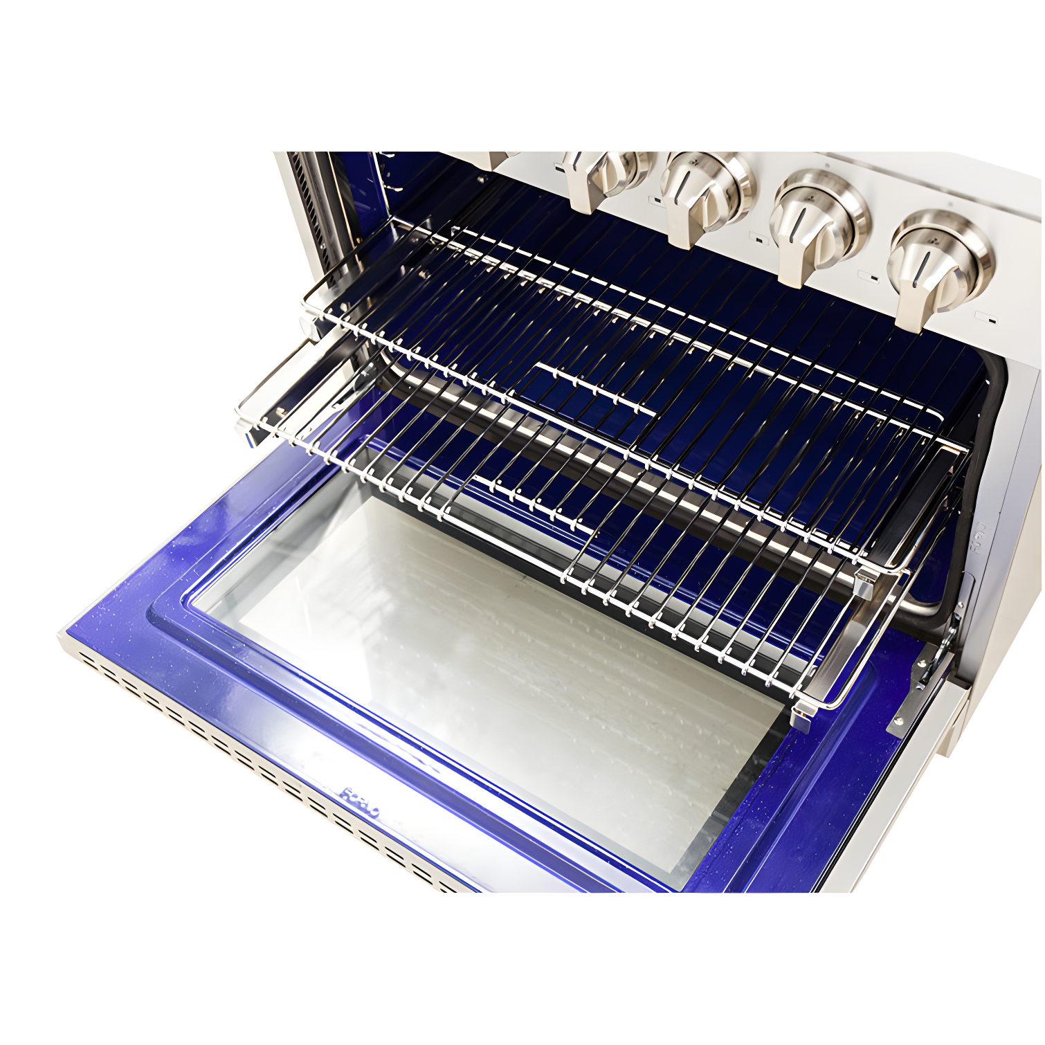 Massimo 36-inch Dual Fuel Range, 6 Burners, 5.36 cu.ft. True Convection Oven, Air Fryer & Griddle