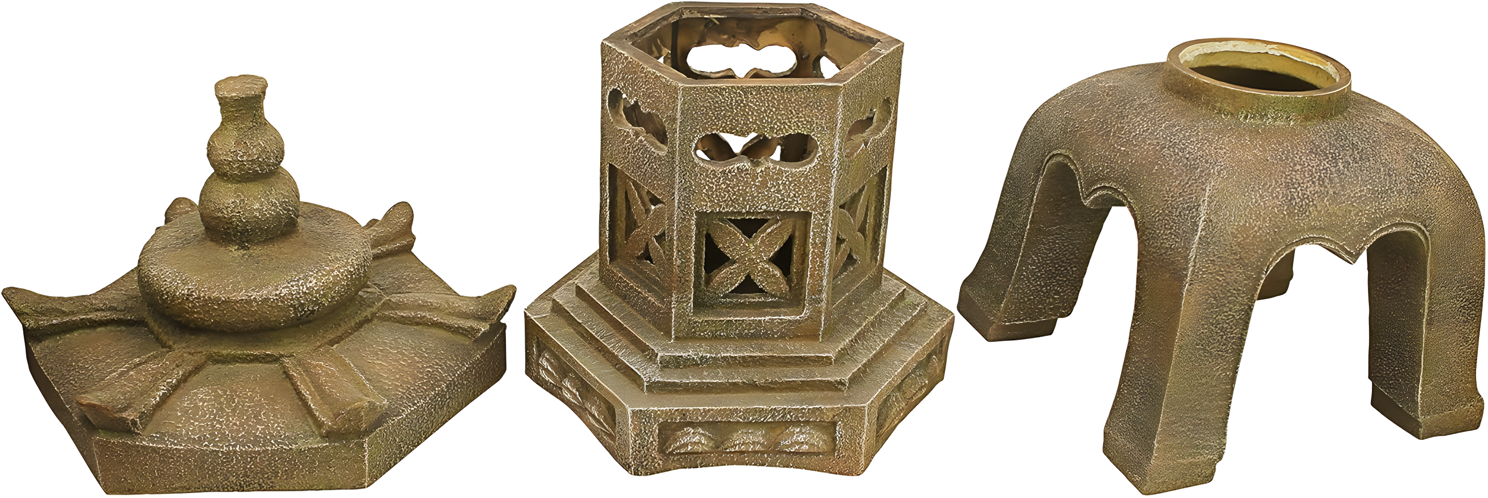 Design Toscano Sacred Pagoda Lantern Illuminated Statue