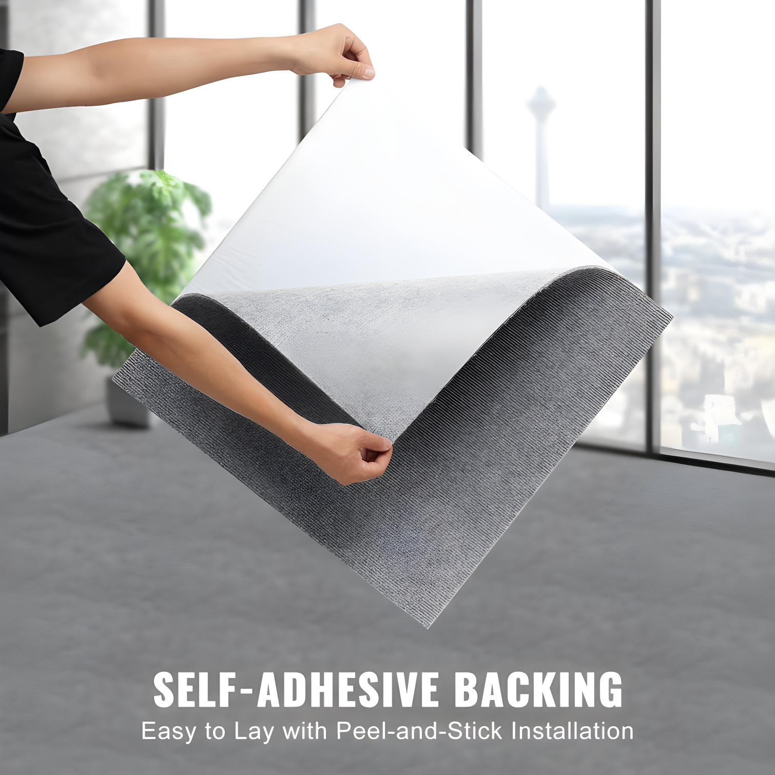 24'' W x 24'' L Level Cut And Loop Polyester Carpet Tile