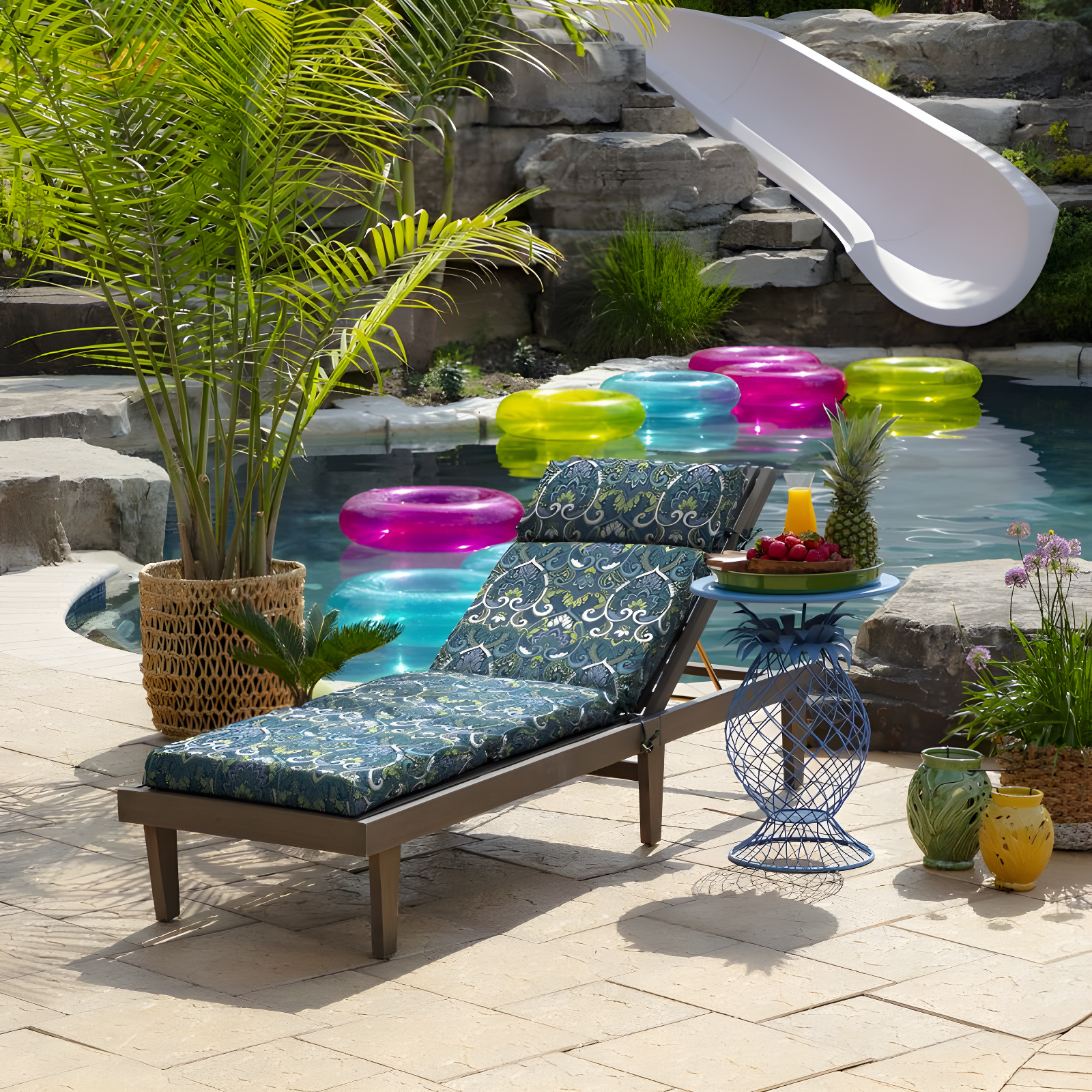 ARDEN Outdoor Chaise Lounge 3.5" Cushion