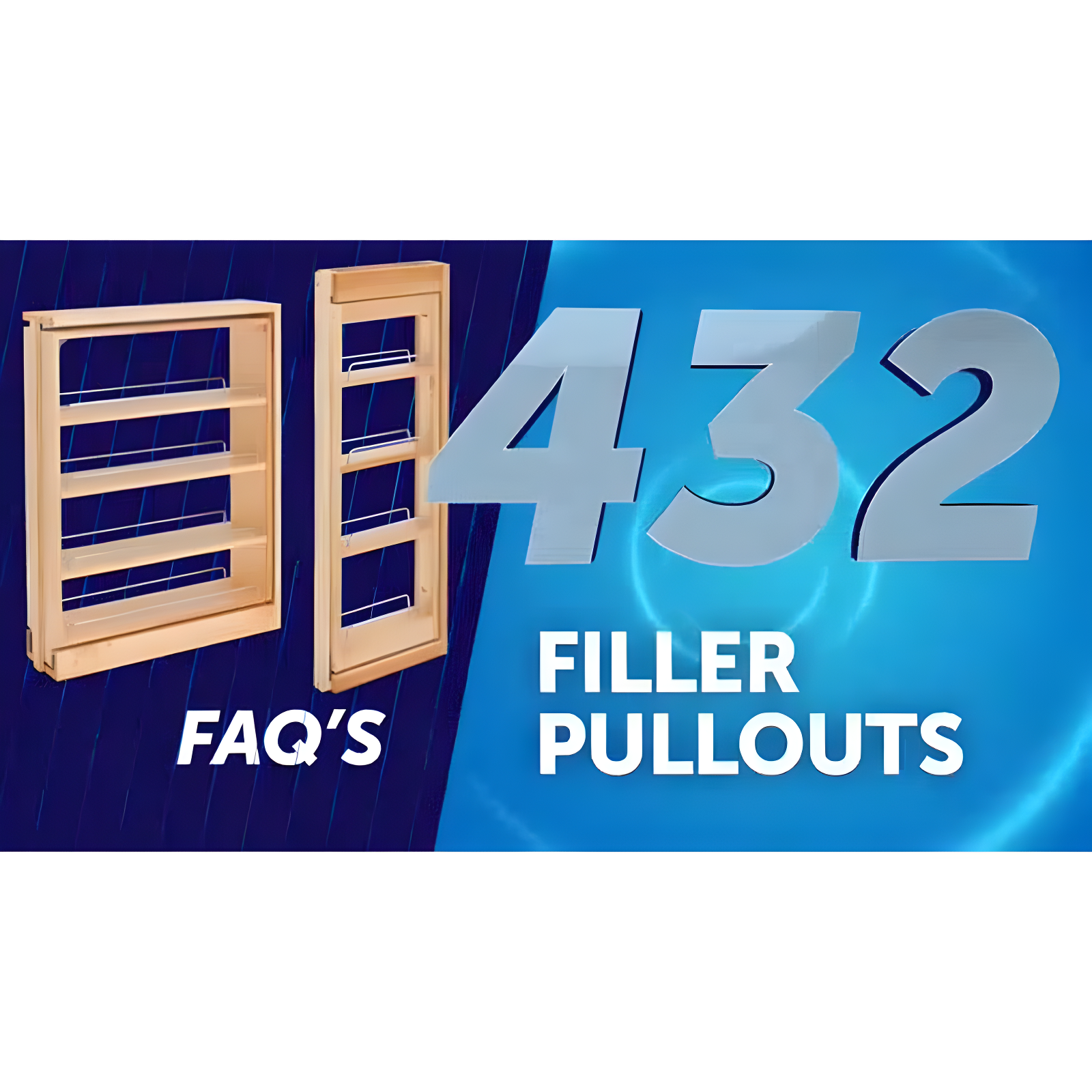 Rev-A-Shelf Pull Out Wall Filler Cabinet Wooden Organizer