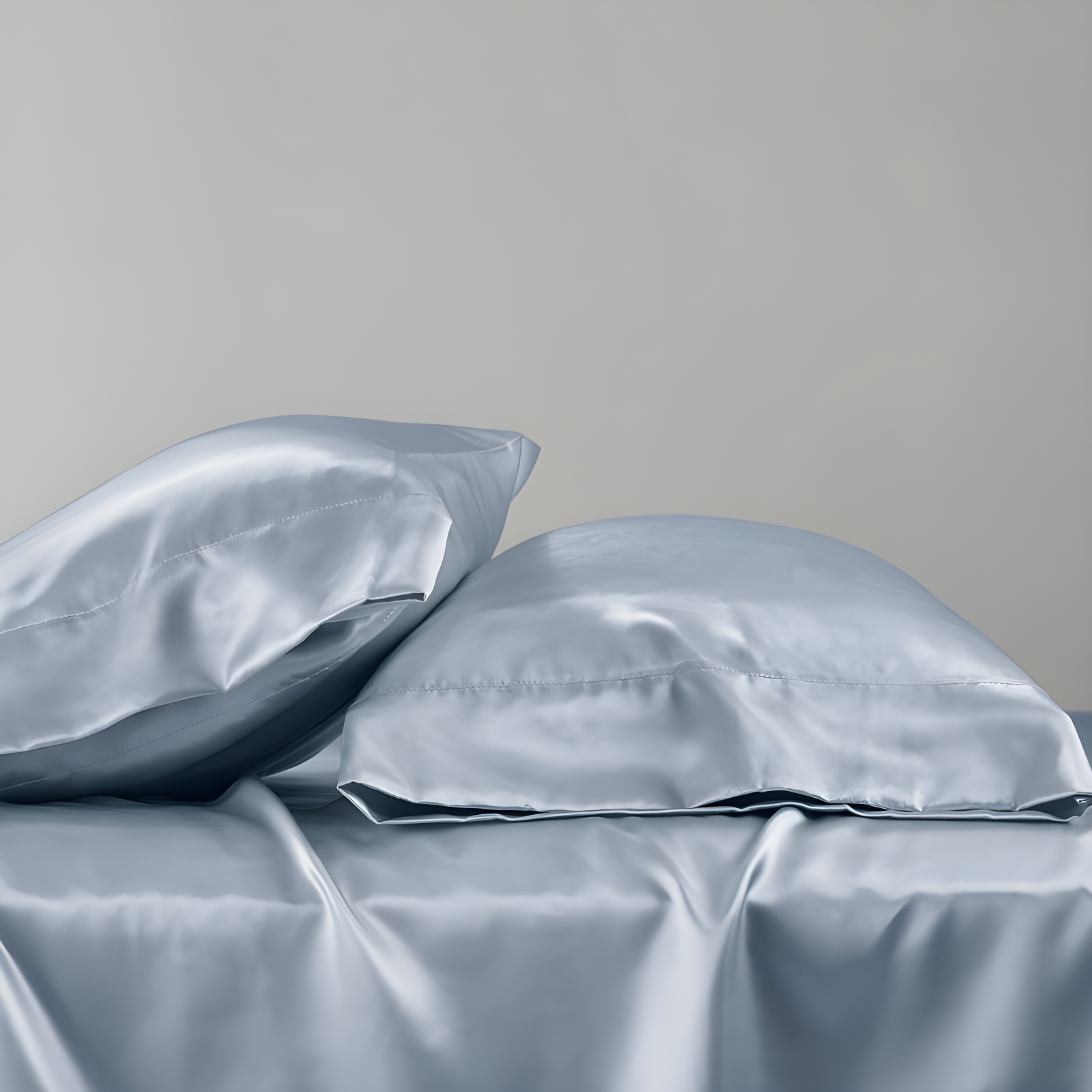 Madison Park Essentials Satin Luxury 2PC Pillowcases (Set of 2)