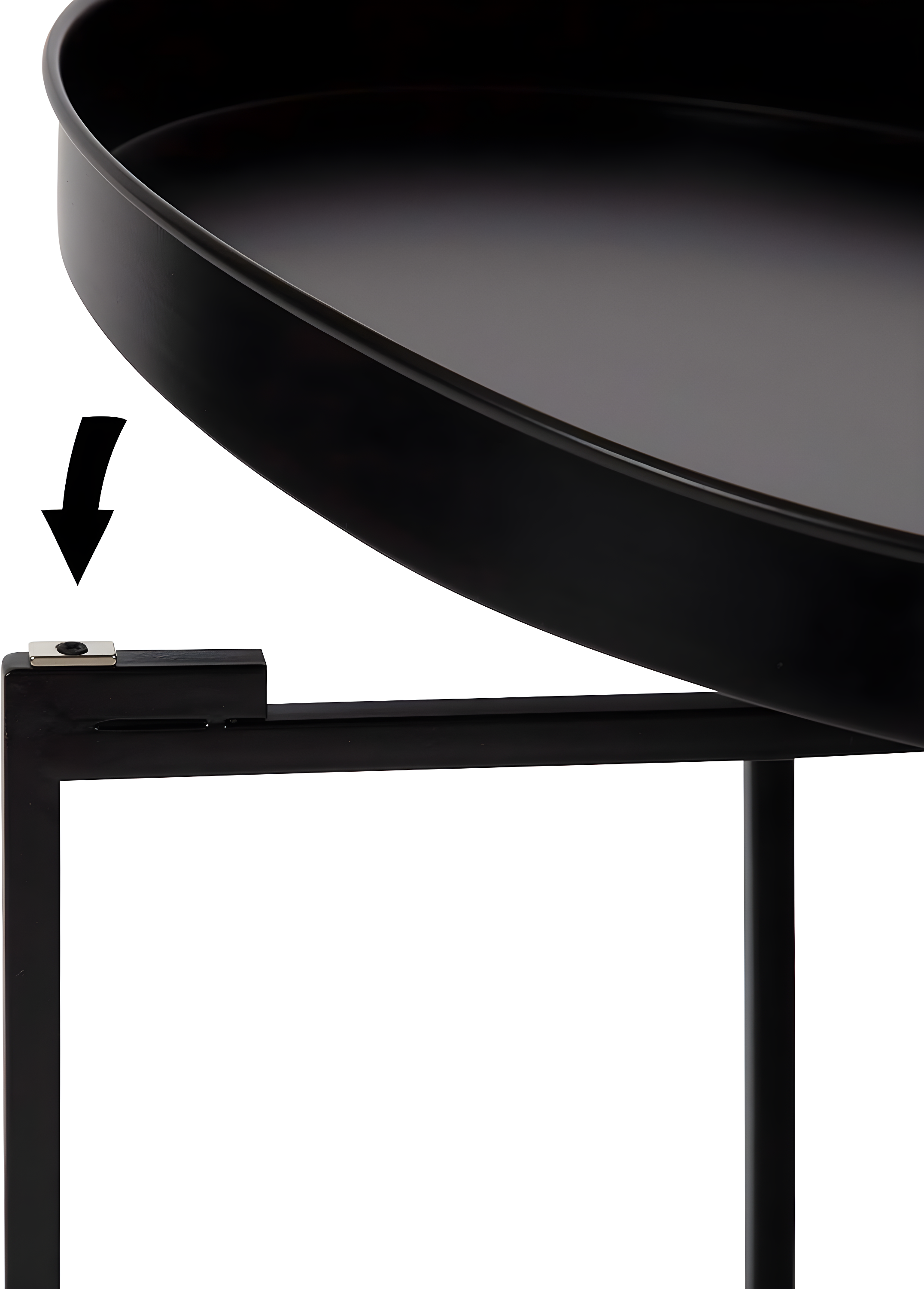 Kate and Laurel Celia Round Metal Side Table, 18.25x18.25x22, Silver