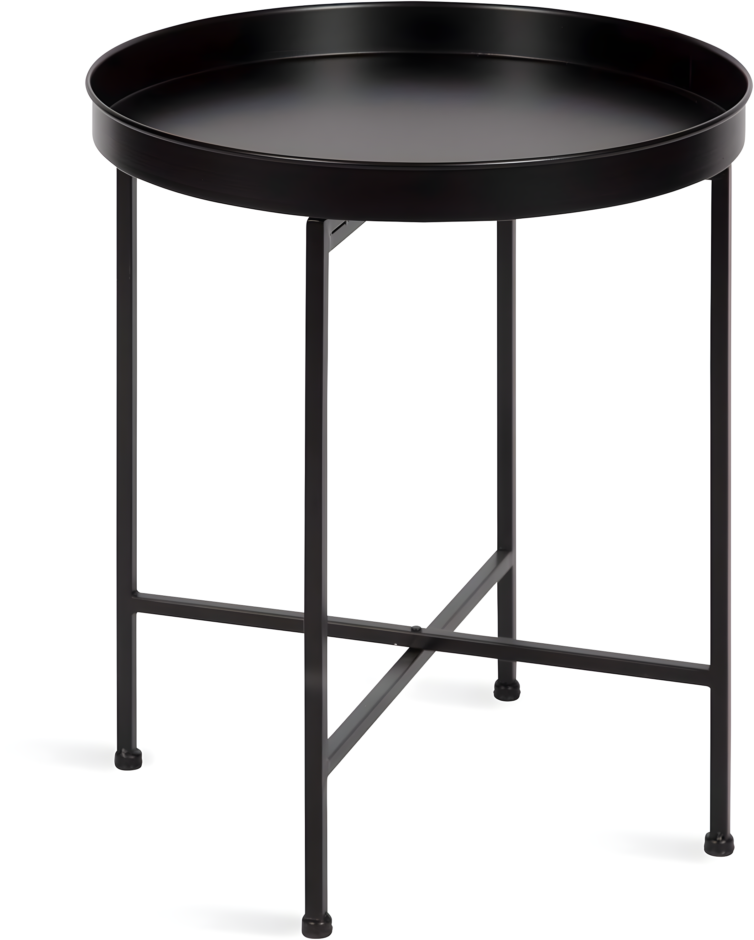 Kate and Laurel Celia Round Metal Side Table, 18.25x18.25x22, Silver