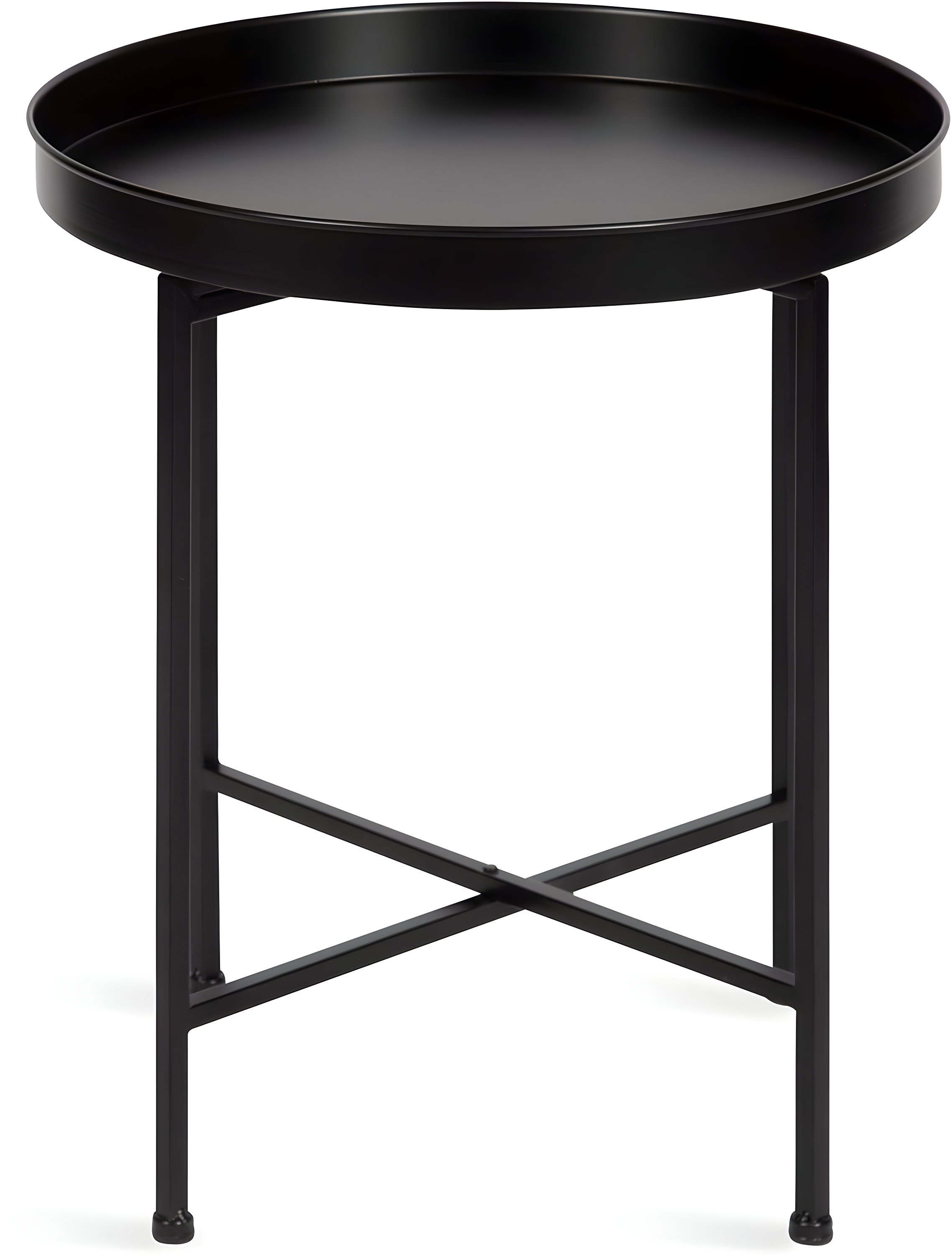 Kate and Laurel Celia Round Metal Side Table, 18.25x18.25x22, Silver