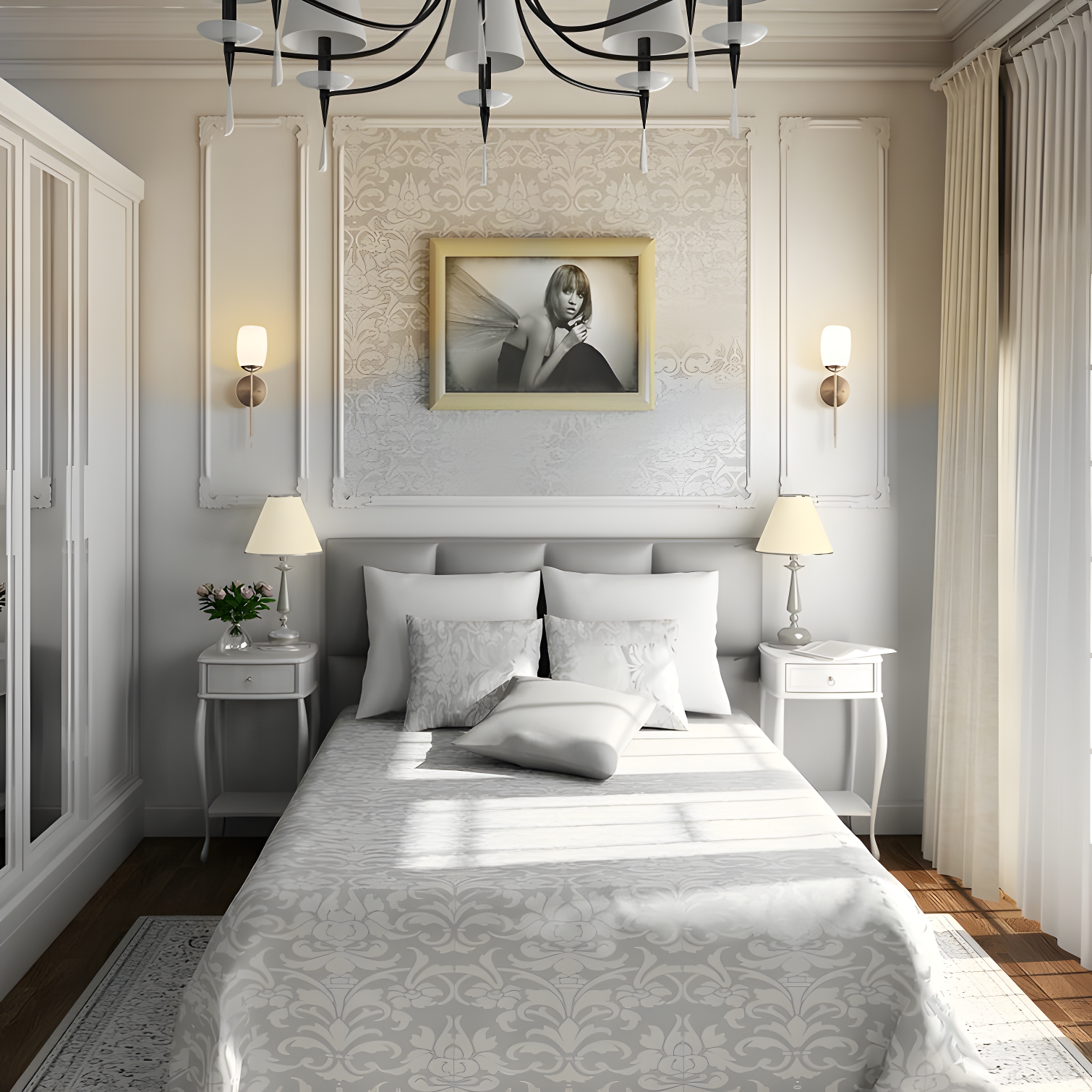 1-Light Matte Brass Plug-In or Hardwire Wall Sconce with Opal Glass Shade