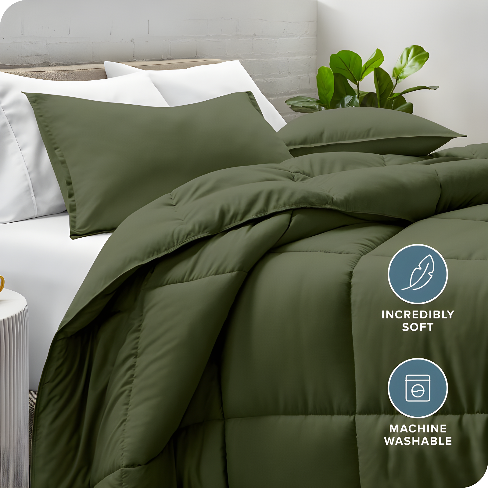 Bare Home Ultra-Soft All Season Comforter Set