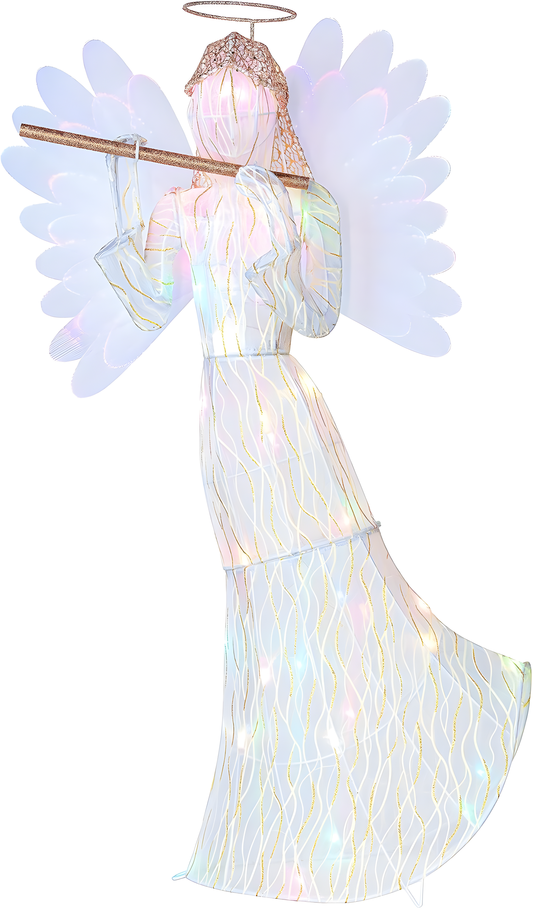 Mr. Christmas 3' Outdoor Animated Fiber-Optic Angel