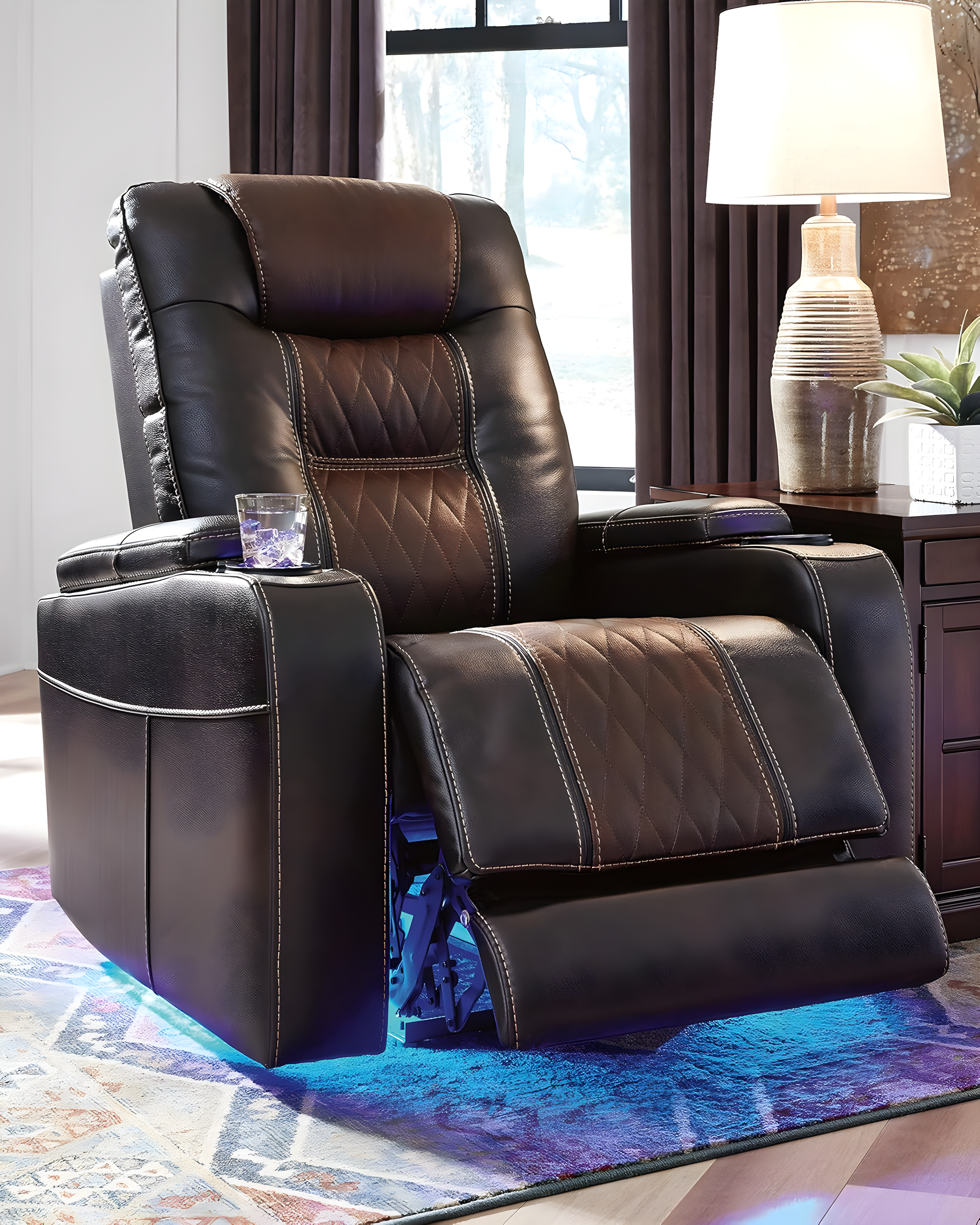 Signature Design by Ashley Composer Power Recliner in Brown