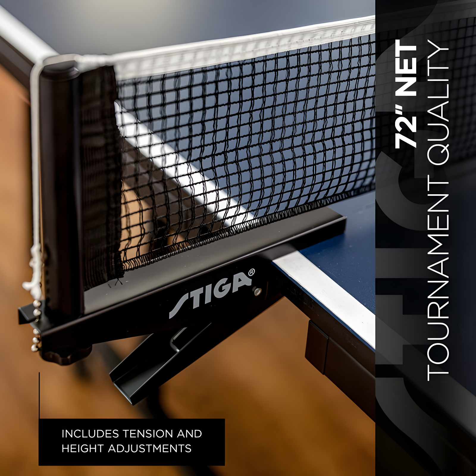 STIGA STIGA Advantage Competition-Ready Indoor Table Tennis Table - 95% Preassembled Out of the Box