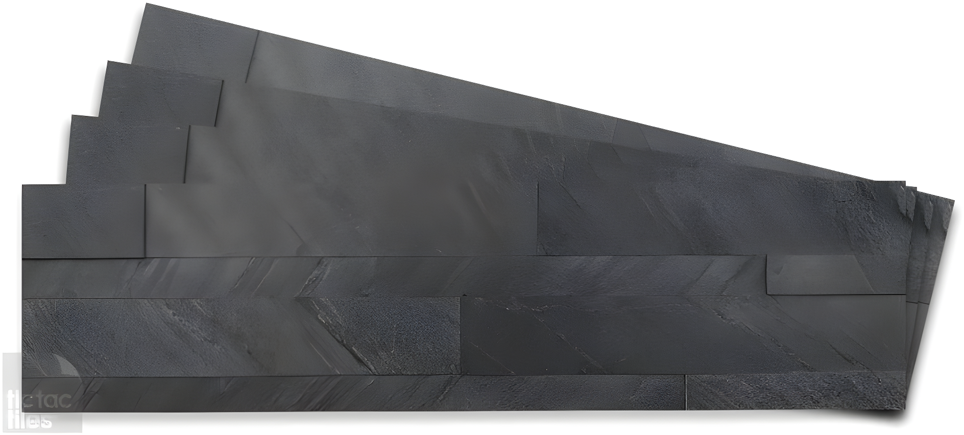 6'' W x 24'' L Natural Stone Peel and Stick Mosaic Tile