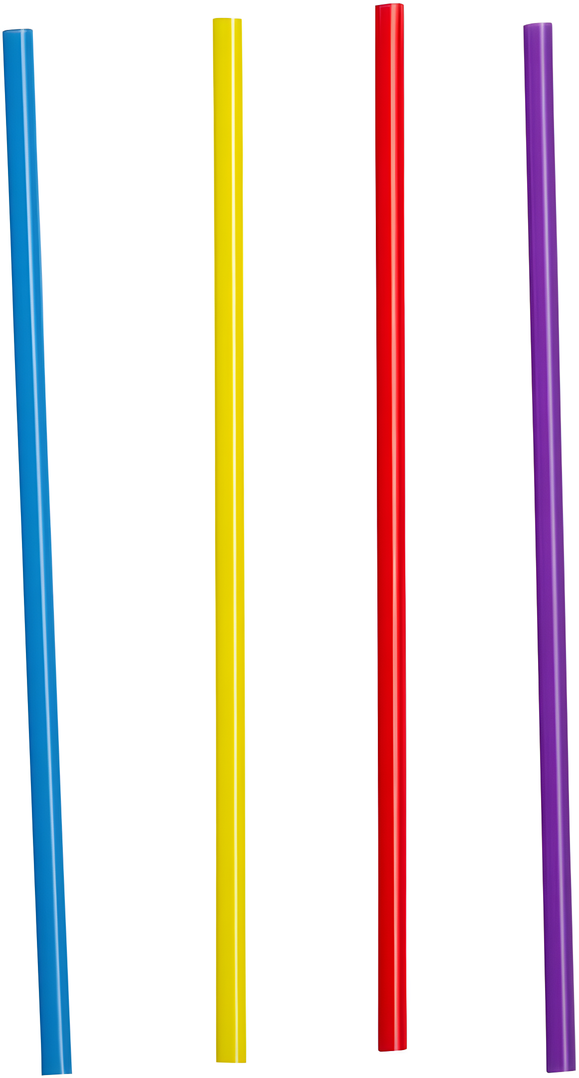 Comfy Package Plastic Straws Disposable Smoothie & Cocktail Straws, 500-Pack Assorted